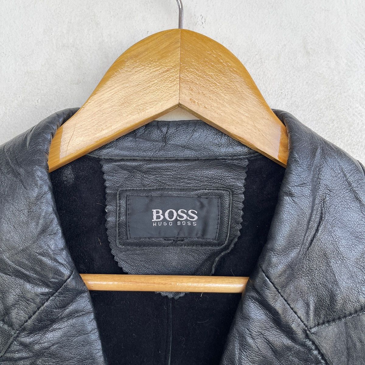 Hugo Boss Hugo Boss Calfskin Leather Blazer Chore - Natural Patina Size US M / EU 48-50 / 2 - 10 Thumbnail