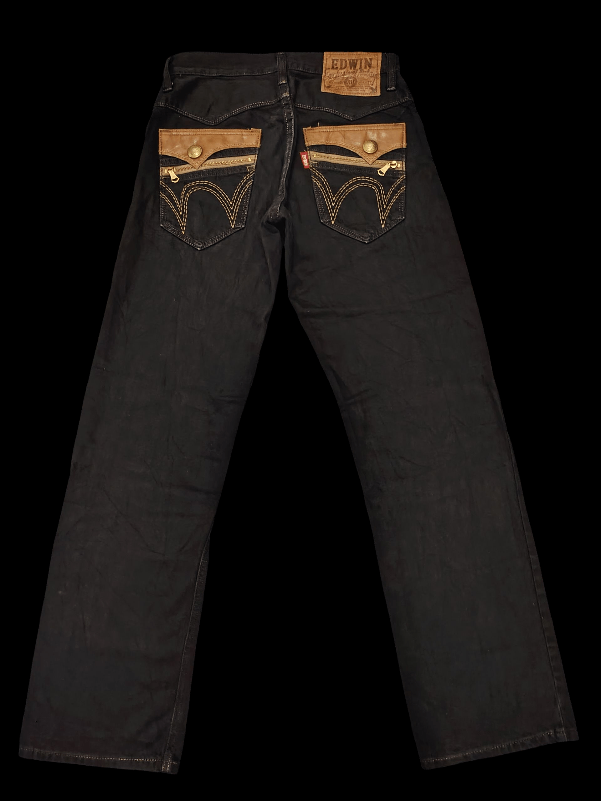 Who Decides War Japanese Edwin Exclusive Vintage flared Jeans Size US 31 - 1 Thumbnail