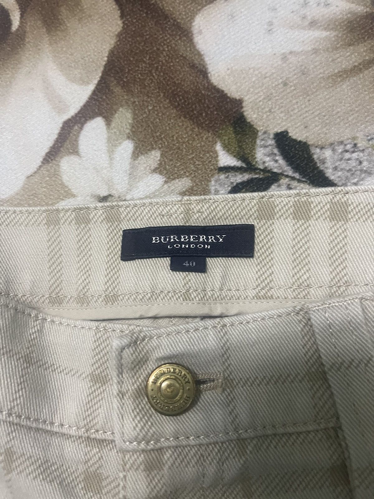 Burberry Burberry London Pant Flare Size 31" - 5 Thumbnail