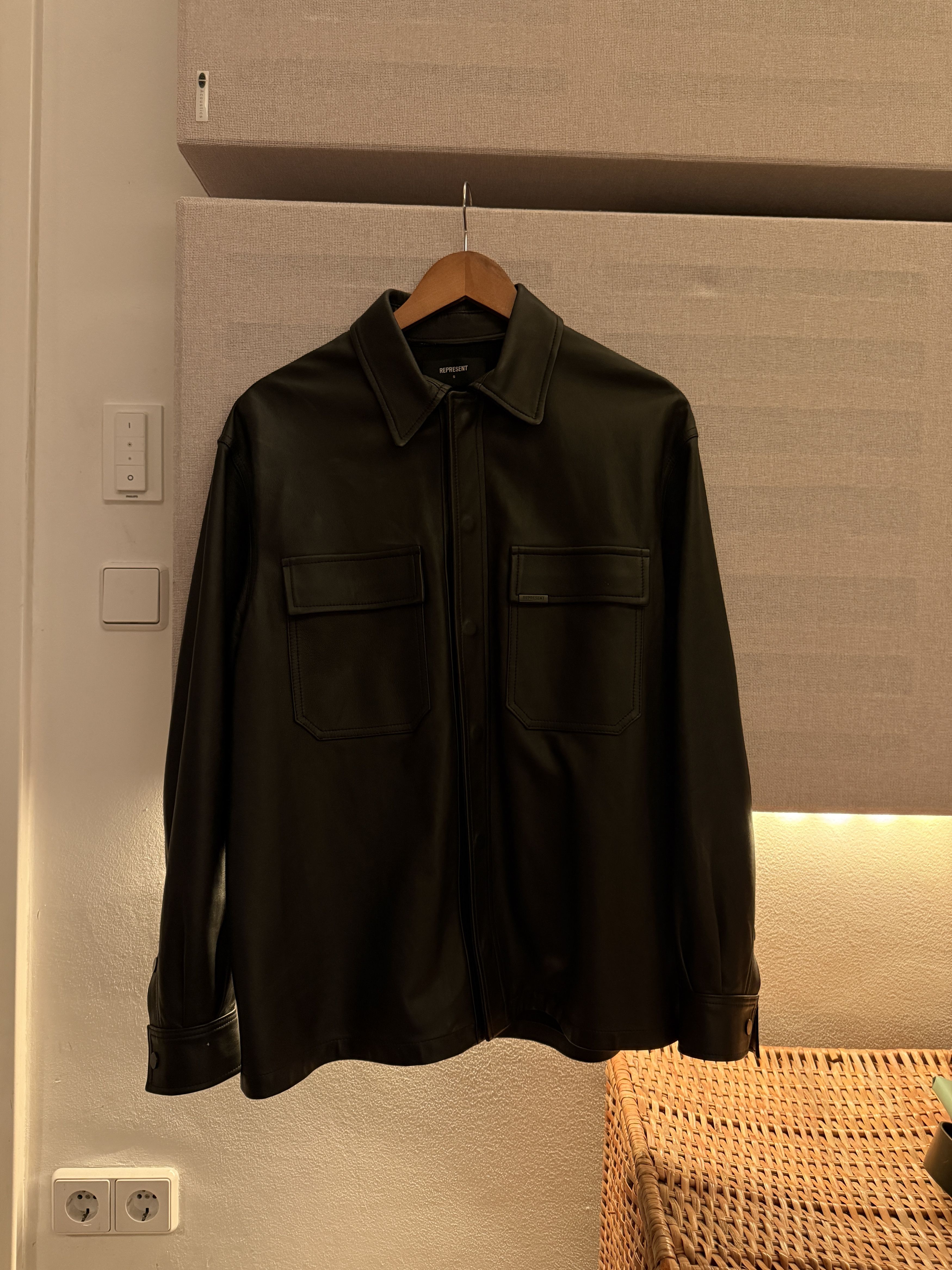 Represent Clo. REPRESENT Leather Overshirt Size US S / EU 44-46 / 1 - 2 Thumbnail