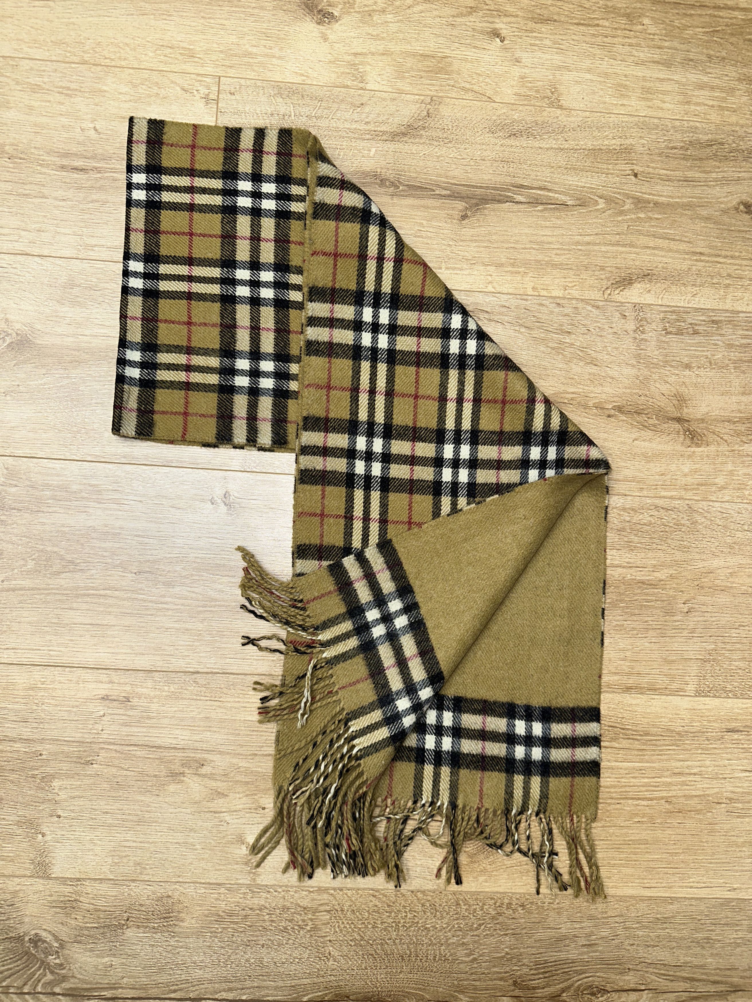 Burberry Burberrys Blue Label Reversible Cashmere 90s Scarf 170x30 Size ONE SIZE - 5 Thumbnail