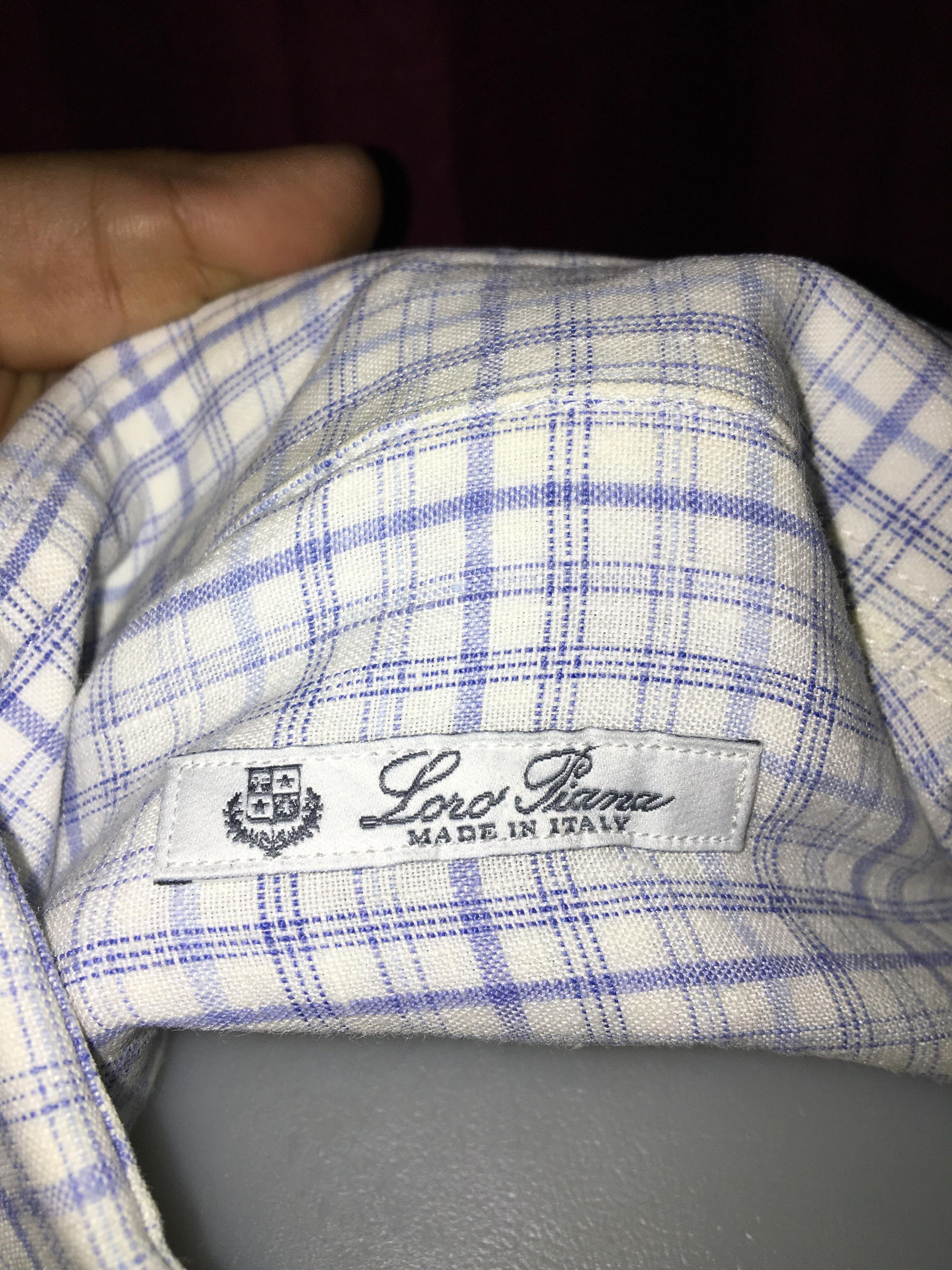 Loro Piana LORO PIANA Button Ups Size US XL / EU 56 / 4 - 3 Thumbnail