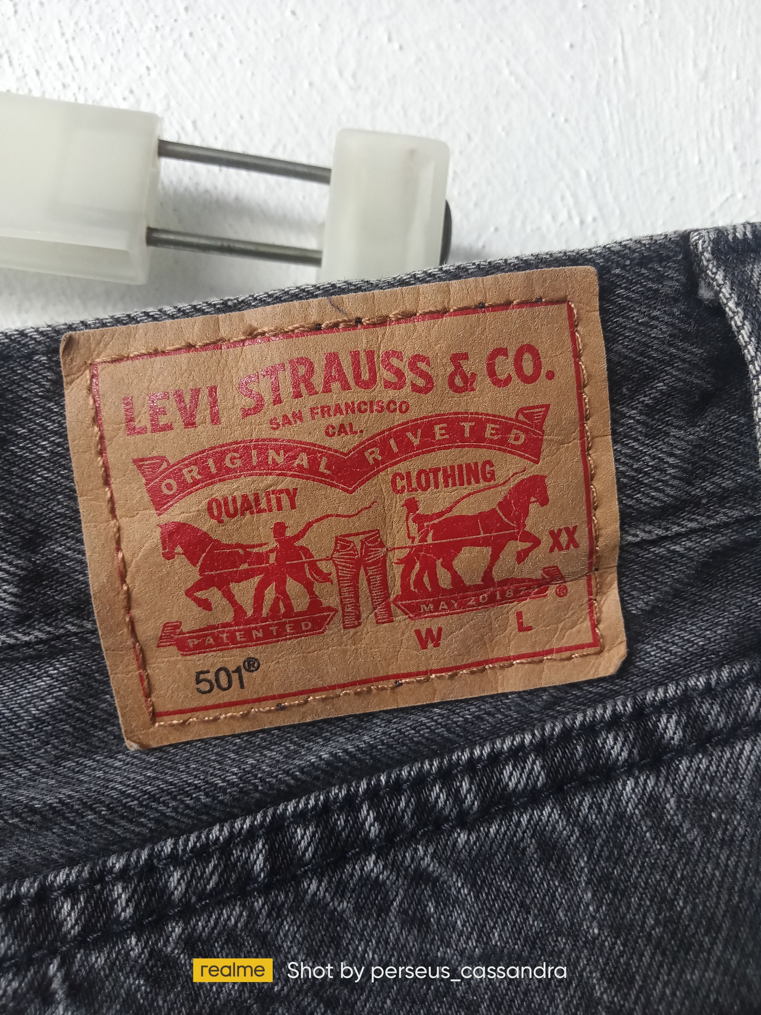Levi's Levis Distressed Cut Off Short Denim Jeans Size 32" / US 10 / IT 46 - 7 Thumbnail