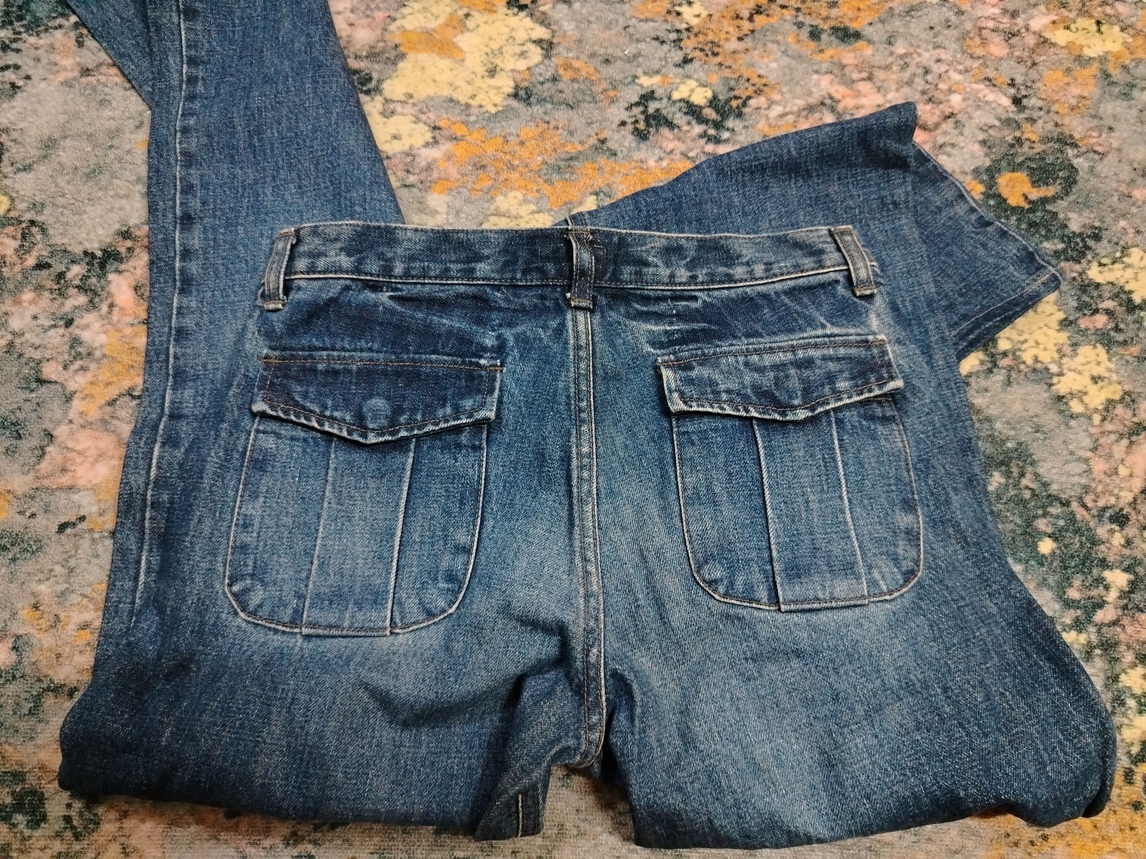 Japanese Brand DMG Domingo Co Ltd wide leg denim Size 30" / US 8 / IT 44 - 7 Thumbnail