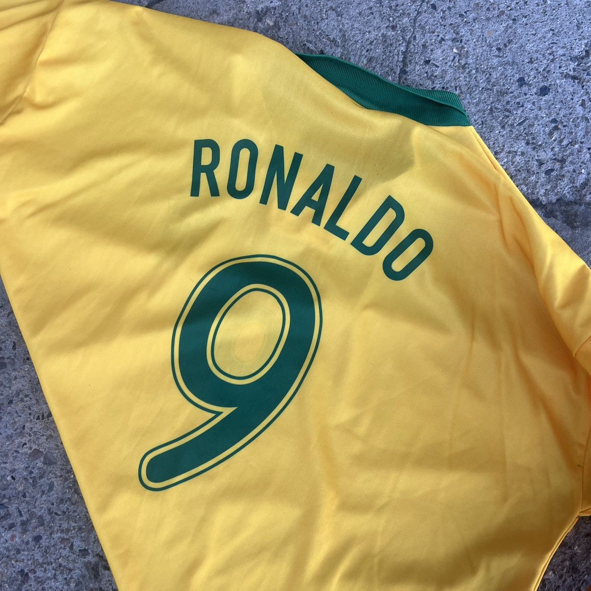 Vintage Vintage 90’s #10 Brazil Bloke Drill Core Soccer Jersey L Size US L / EU 52-54 / 3 - 4 Thumbnail