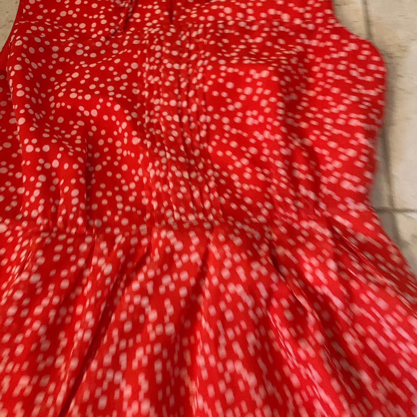 Anthropologie Anthropologie Hi There Karen Walker 6 Dress Red Polka Dot Size M / US 6-8 / IT 42-44 - 14 Thumbnail