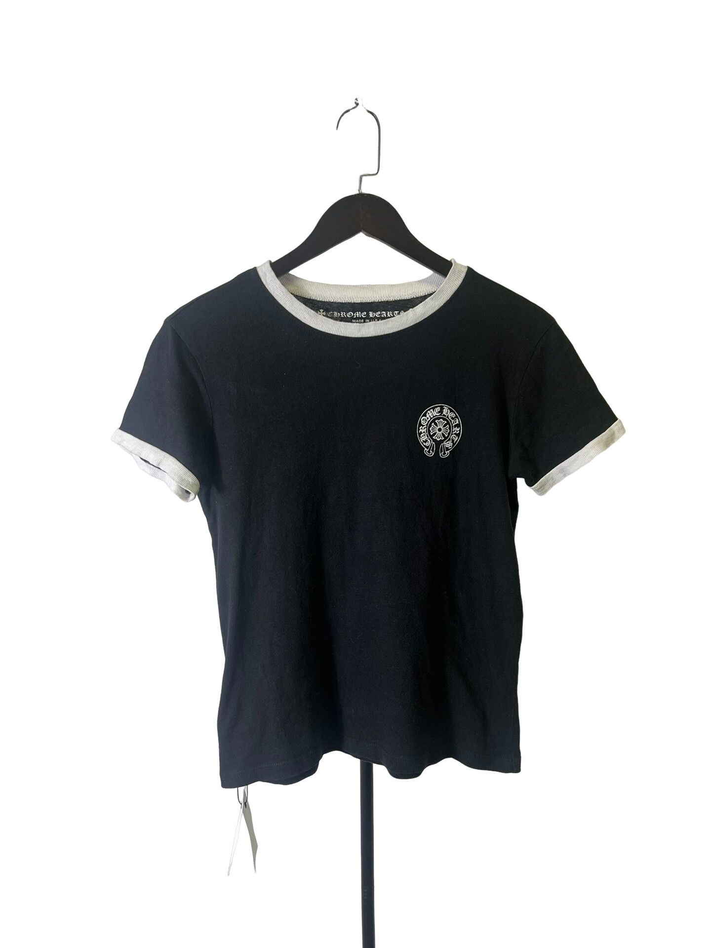 Chrome Hearts Chrome Hearts Horseshoe Logo Ringer T-Shirt XS Size US XS / EU 42 / 0 - 1 Thumbnail