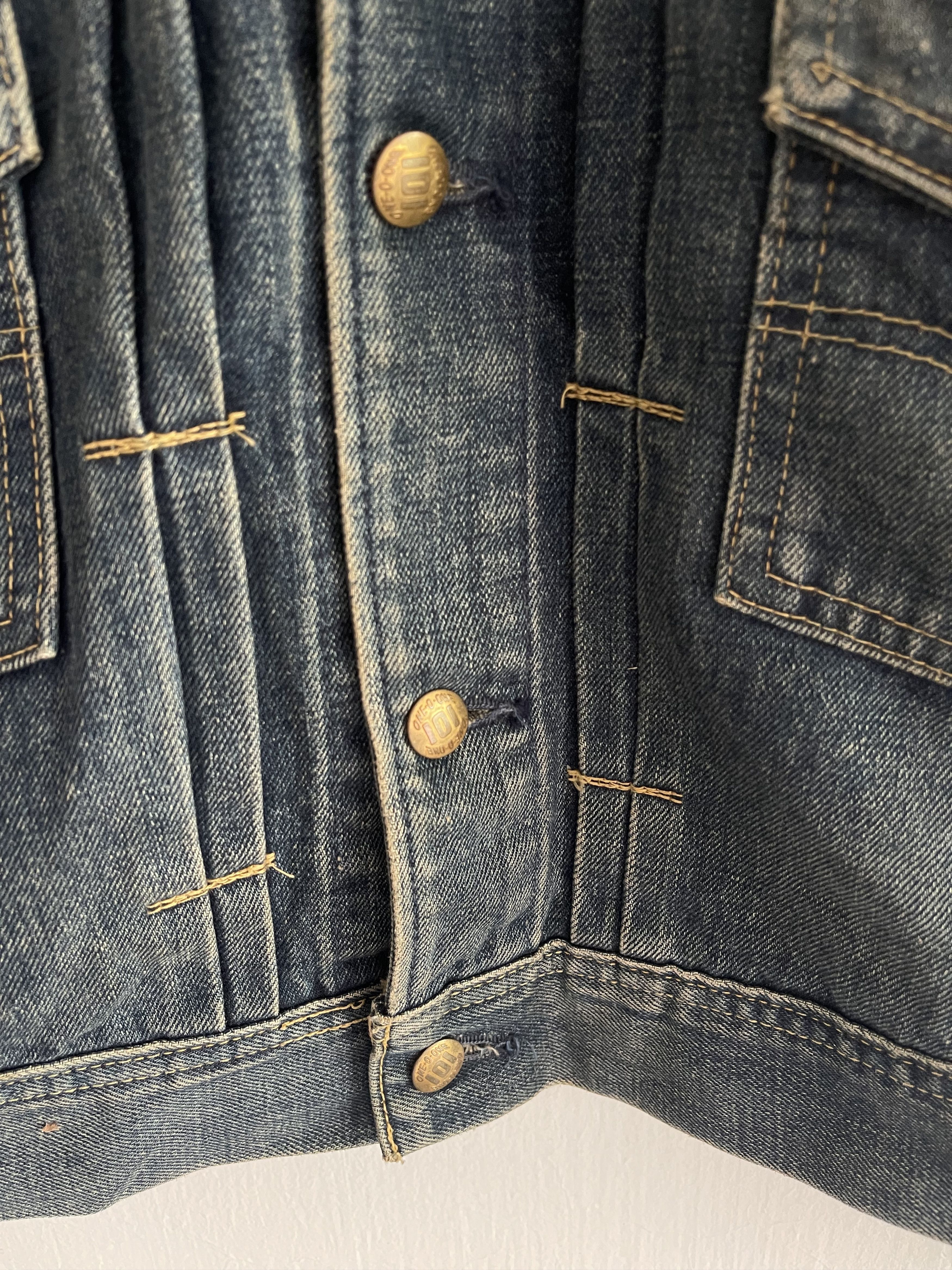 Edwin Vintage Edwin one O one denim Jacket Size US L / EU 52-54 / 3 - 11 Thumbnail