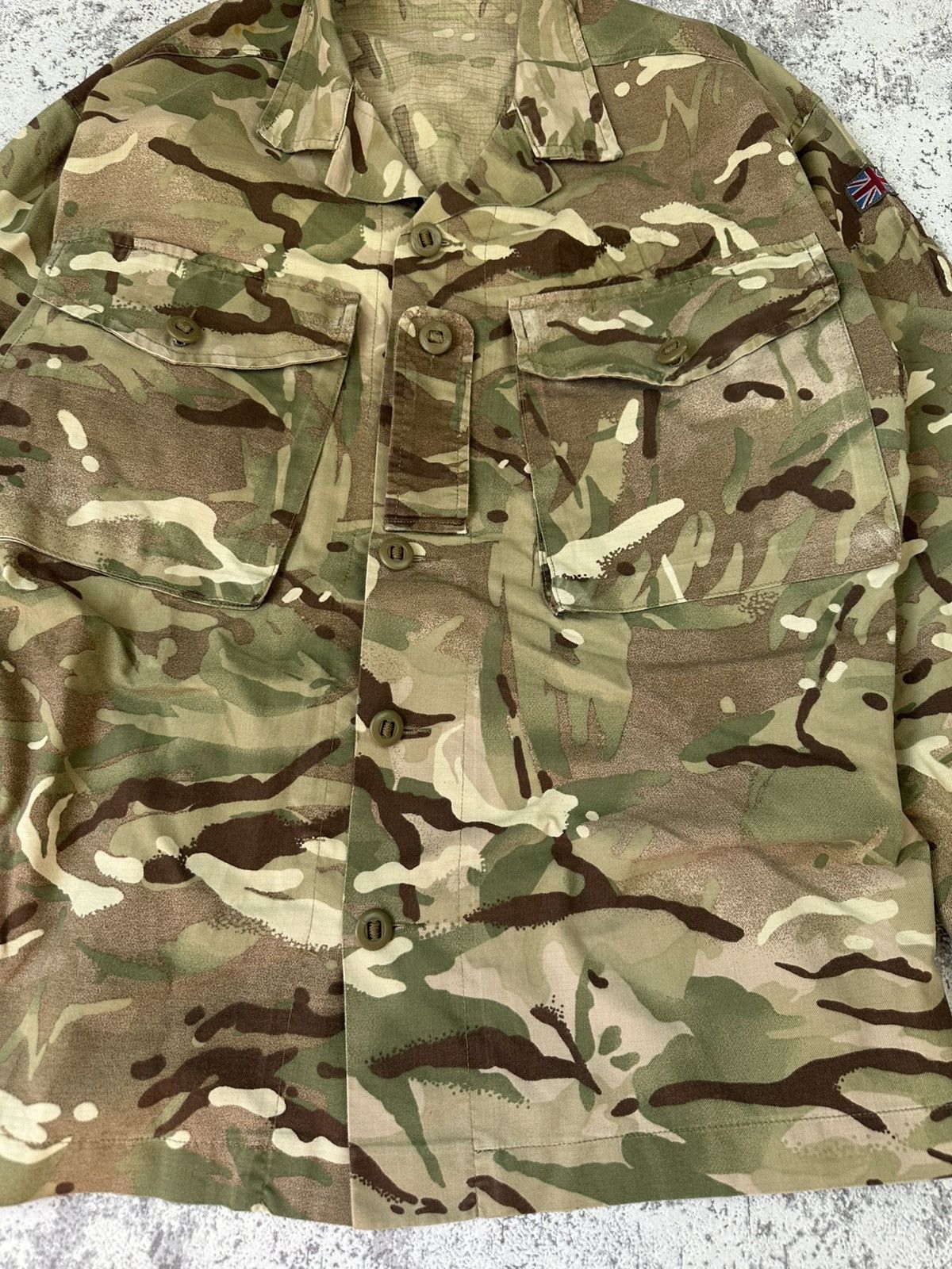 Vintage British Army MTP Camo Combat Shirt Vintage Military Size US M / EU 48-50 / 2 - 8 Thumbnail