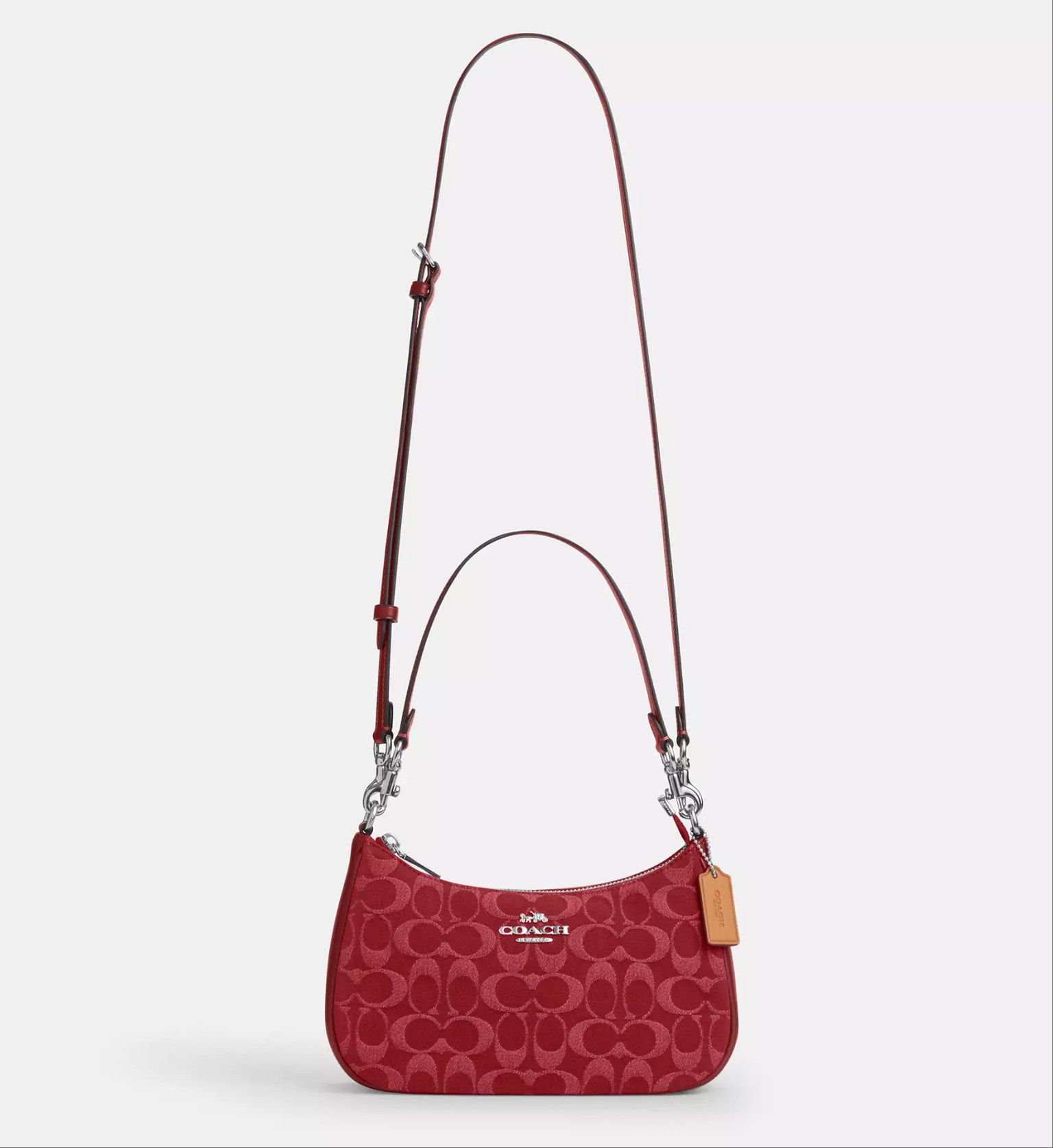 Coach Teri Shoulder Bag In Signature Denim CDE43 Size ONE SIZE - 17 Thumbnail
