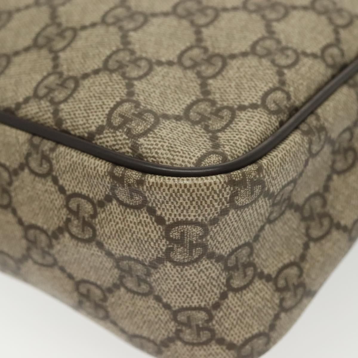 Gucci GUCCI GG Supreme Shoulder Bag Pvc Beige Gold Size ONE SIZE - 11 Thumbnail