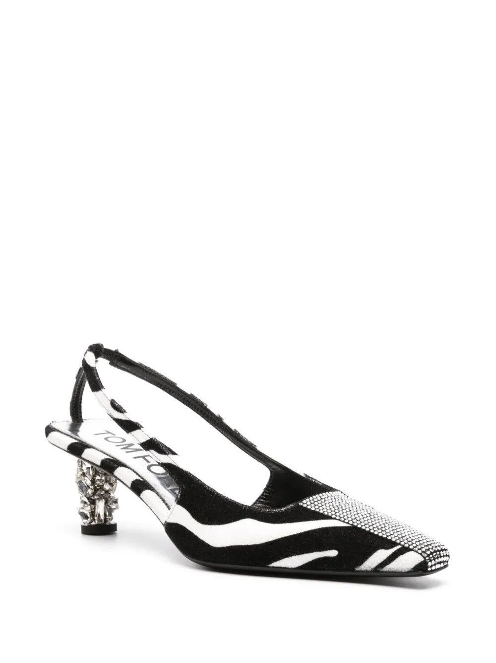 Tom Ford o1y0126 Pumps in Black/White Size US 7 / IT 37 - 2 Thumbnail