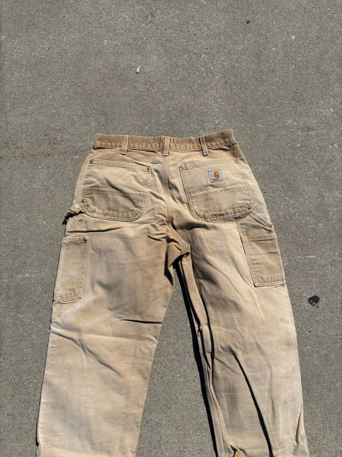 Carhartt Vtg Carhartt Double Knee Paint Splatter & Thrashed Pants Size US 30 / EU 46 - 6 Thumbnail