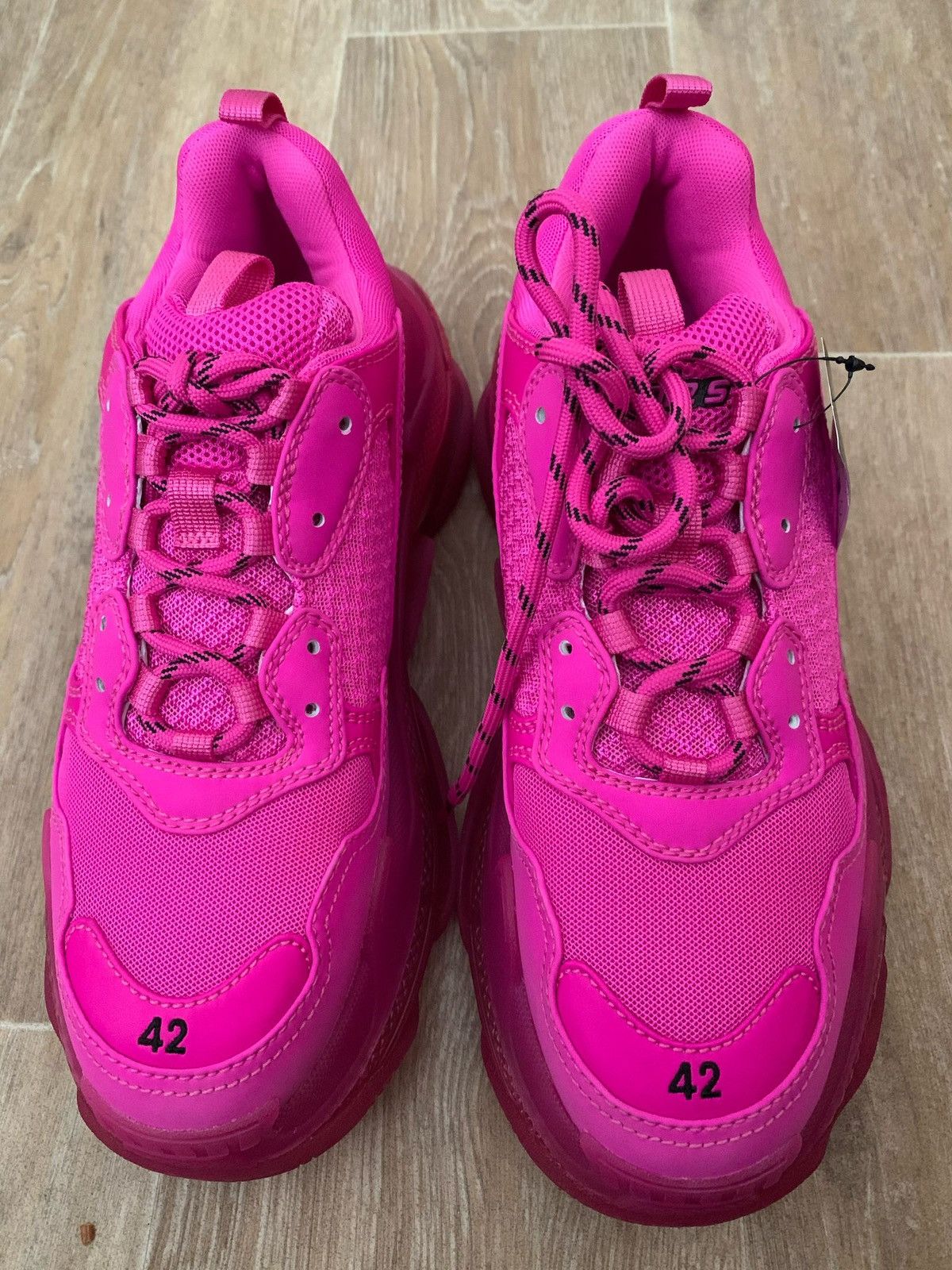 Balenciaga *RARE* Balenciaga Pink Triple S Clearsole Sz.42 Size US 12 / IT 42 - 2 Thumbnail