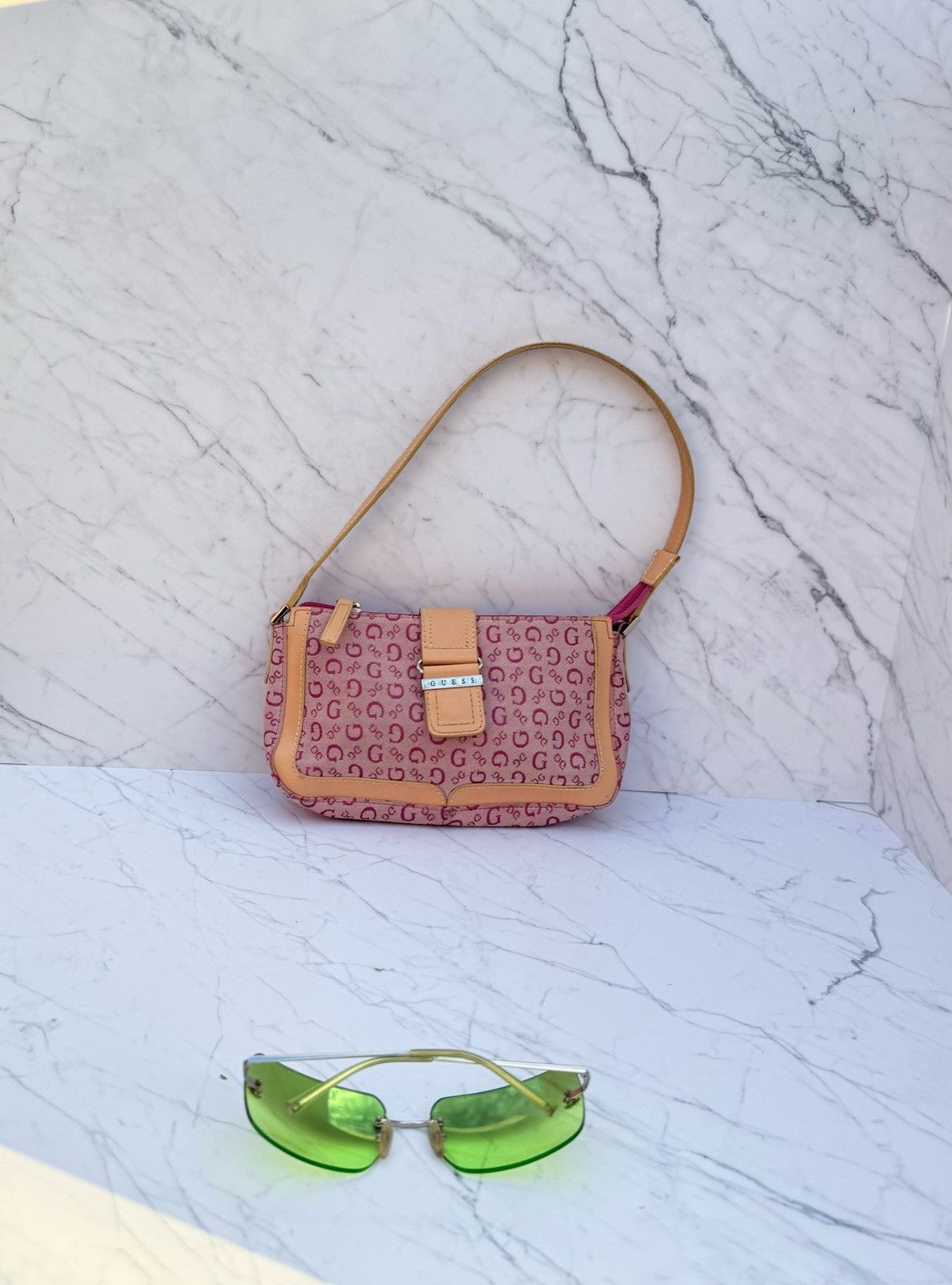 Guess Guess vintage mini pink bag Size ONE SIZE - 16 Thumbnail
