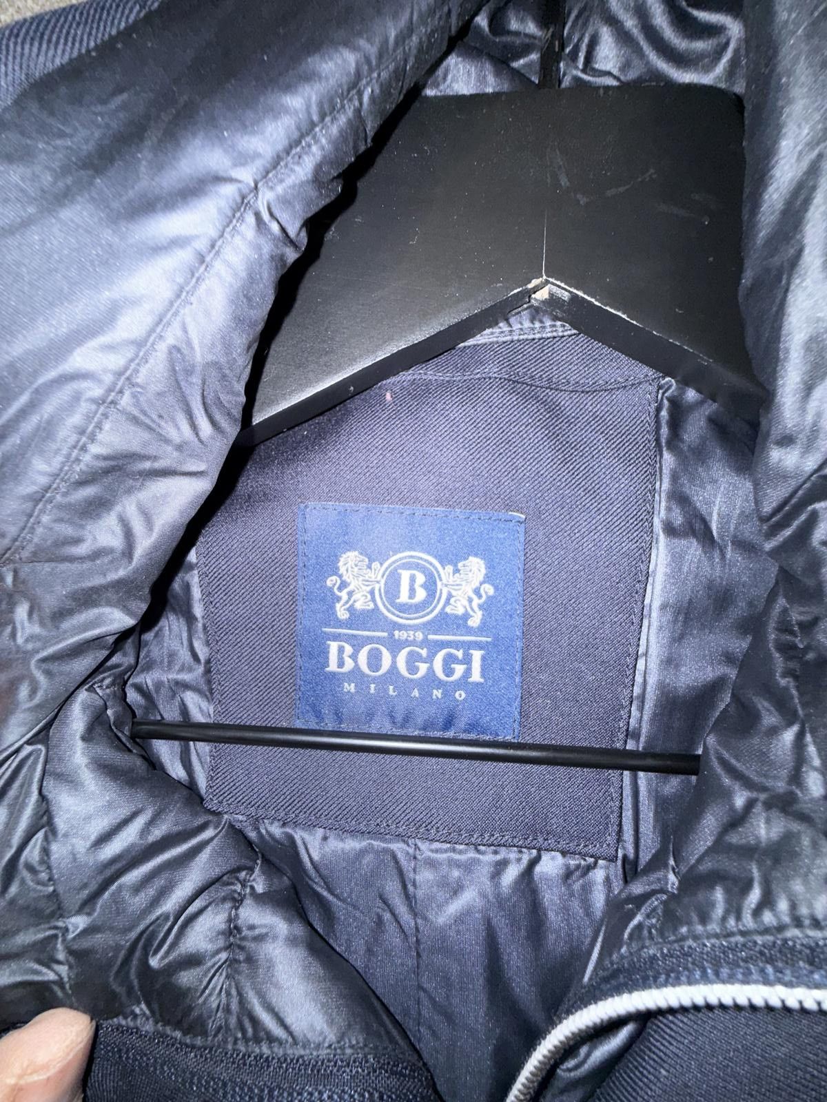 Other Men's Black Boggi Milano Wool Blend Overcoat with Inner Quil Size US M / EU 48-50 / 2 - 2 Thumbnail