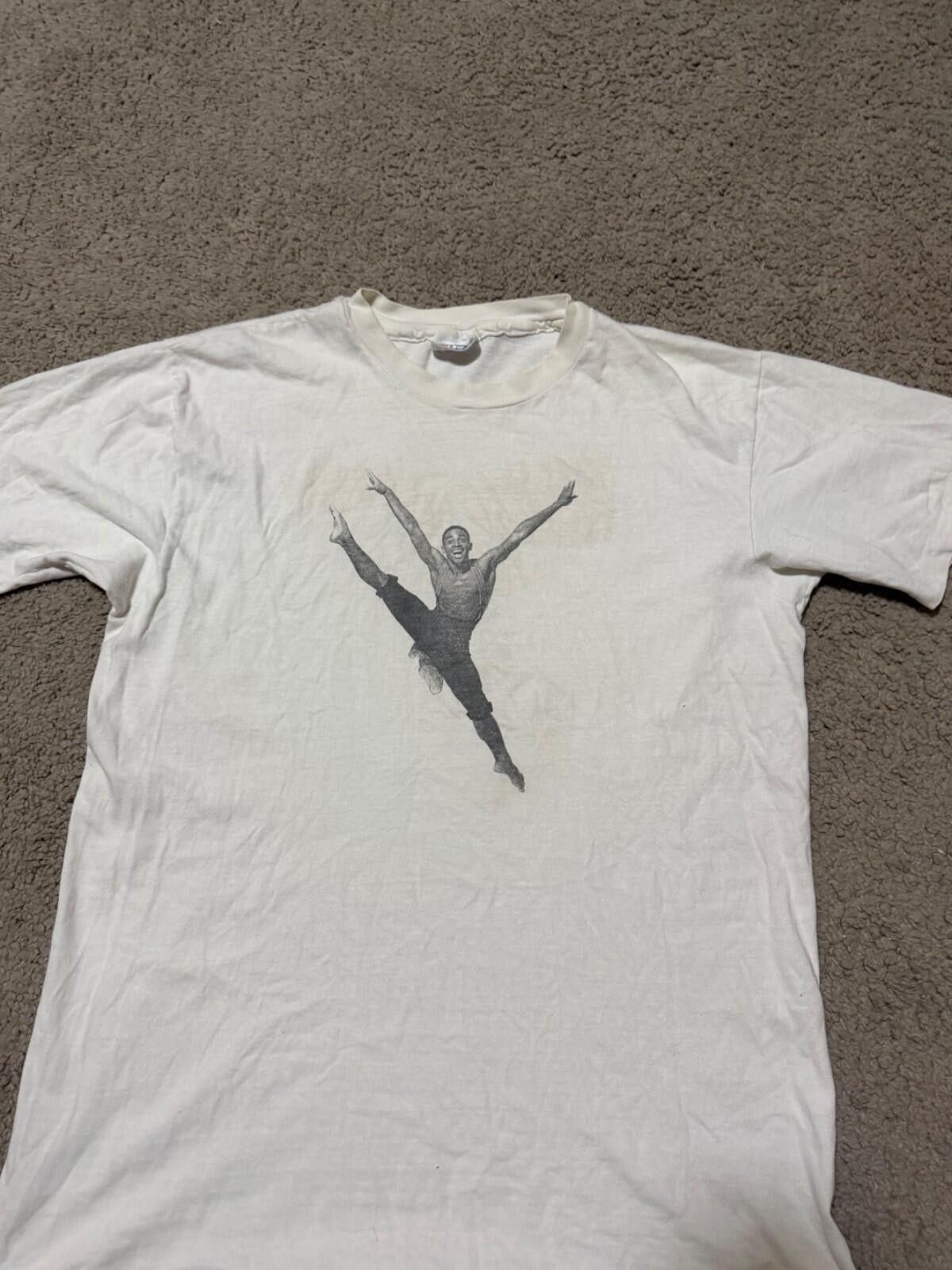 Hanes Rare 90s Vintage Arthur Mitchell Ballet Dancer Graphic Tee L Size US L / EU 52-54 / 3 - 3 Thumbnail