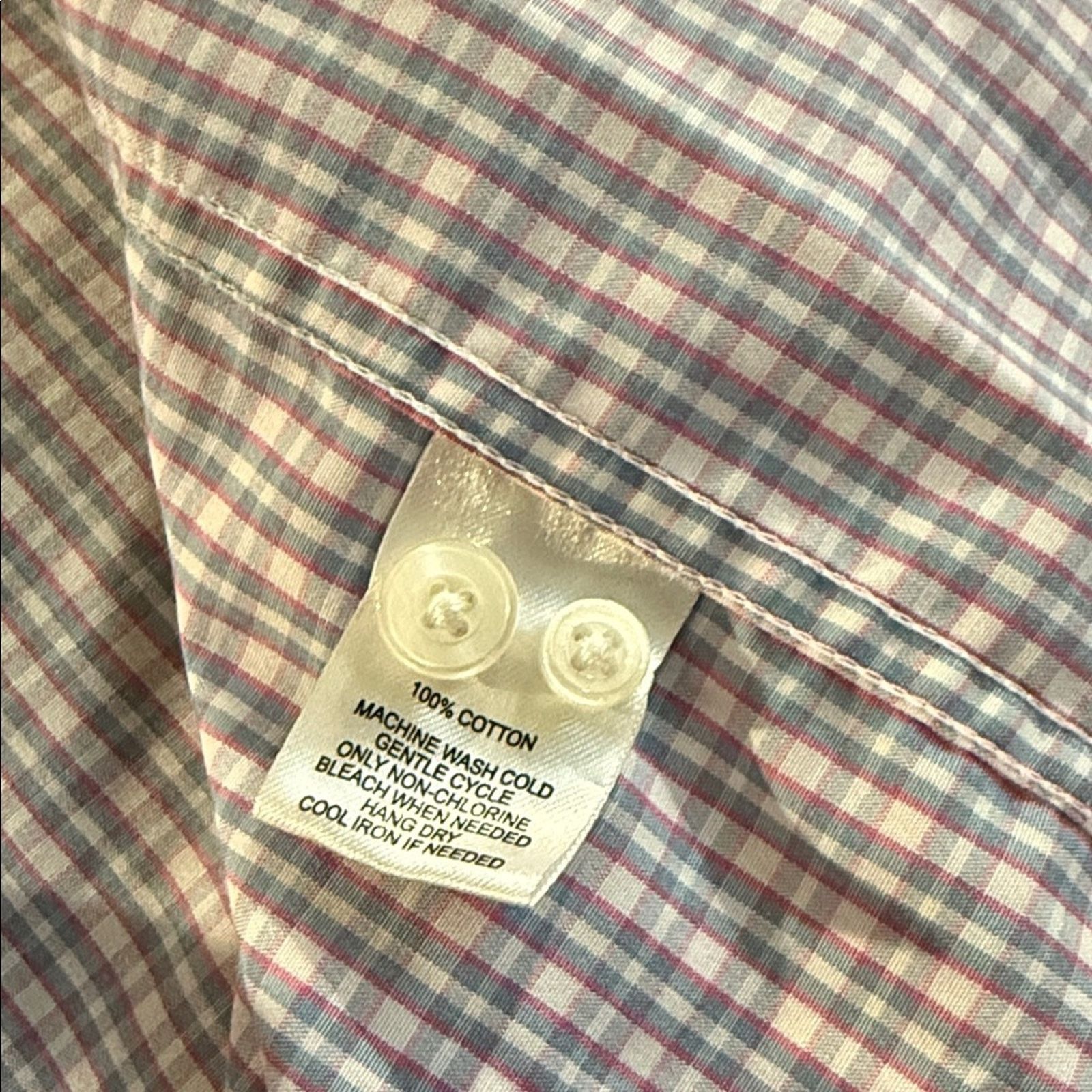 UNTUCKit UNTUCKit Men's Blue and Pink business classic Plaid Shirt XL Size US XL / EU 56 / 4 - 2 Thumbnail