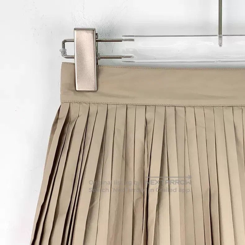 Dior Dior Khaki pleated skirt Size 24" / US 00 / IT 34 - 3 Thumbnail