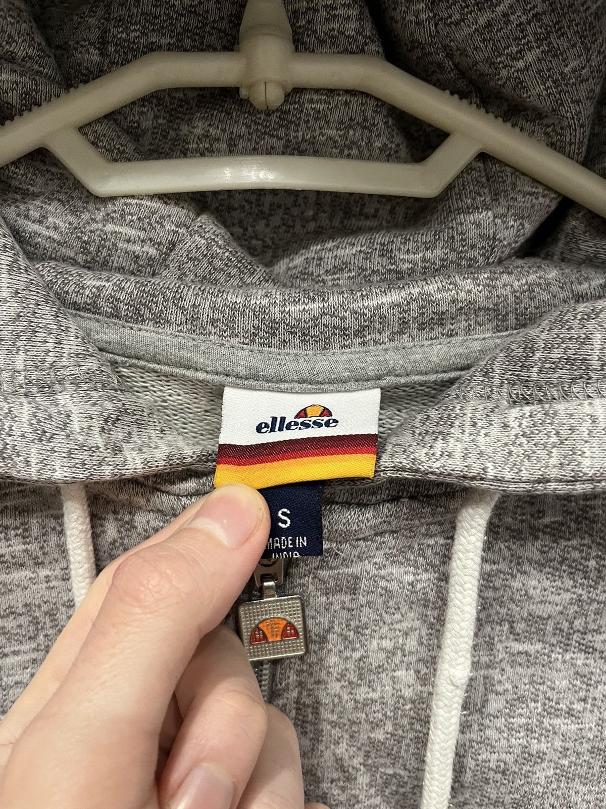Ellesse Ellesse full zip hoodie size S gray/white Size US S / EU 44-46 / 1 - 4 Thumbnail