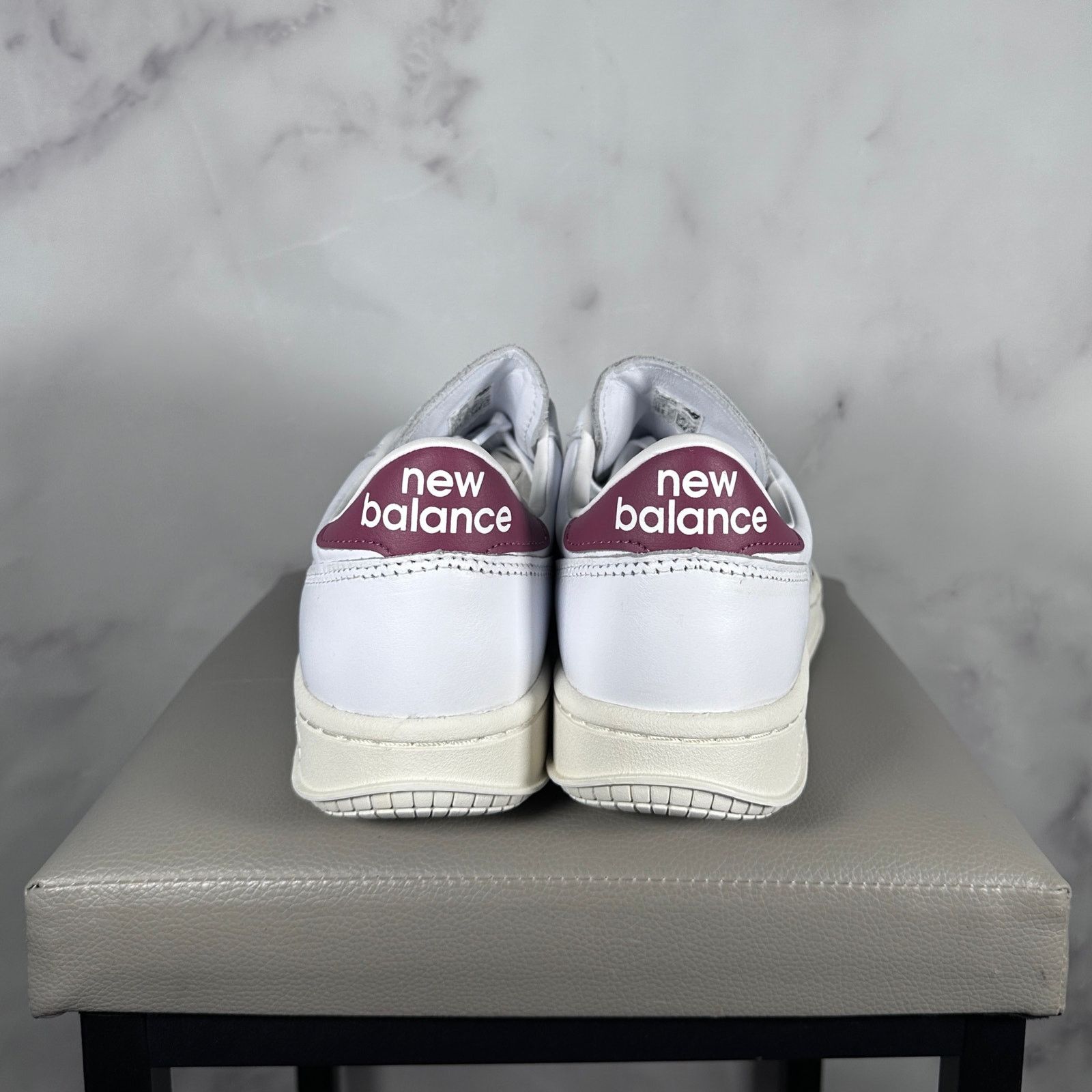 New Balance T500 Court White/Red Size US 11.5 / EU 44-45 - 3 Thumbnail
