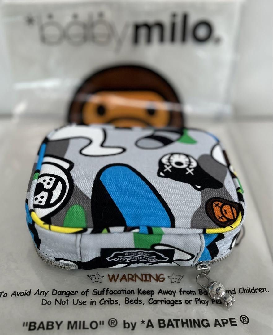 Bape × Kaws 2005 Bape x Kaws Baby Milo Animal Kingdom Zip Coin Pouch Size ONE SIZE - 2 Thumbnail