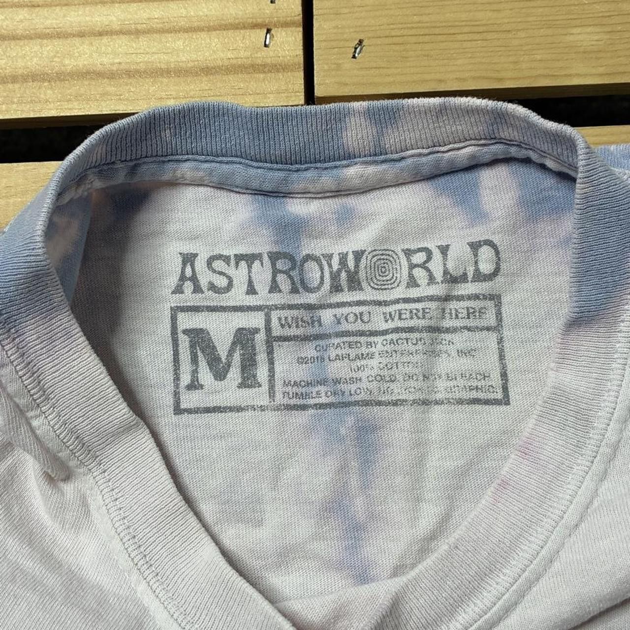 Travis Scott Astroworld Travis Scott Thrashed Rap Concert Tee Size ...