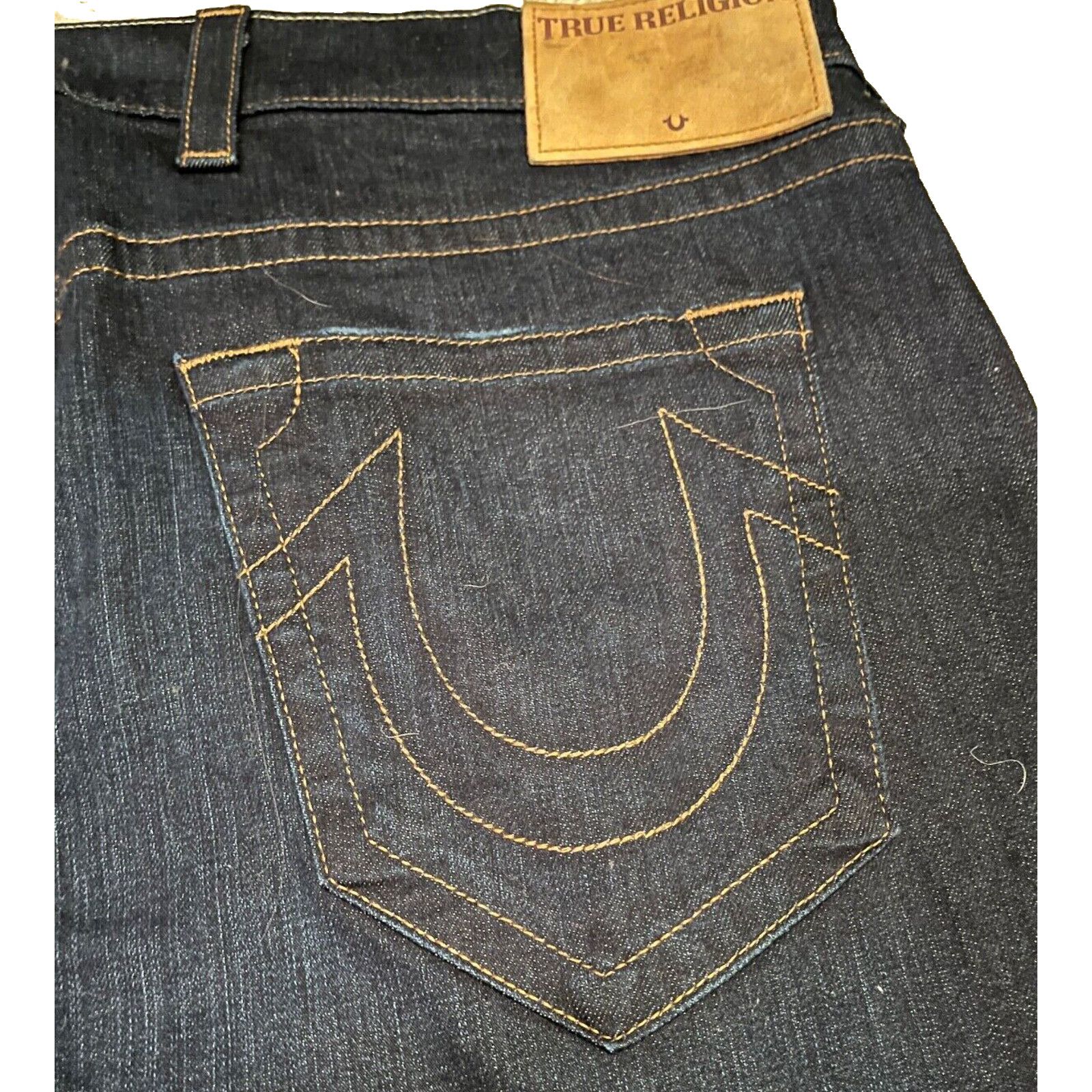 True Religion True Religion Ricky Straight Jeans Wanted Man Dark 42x34 Size US 42 / EU 58 - 10 Thumbnail