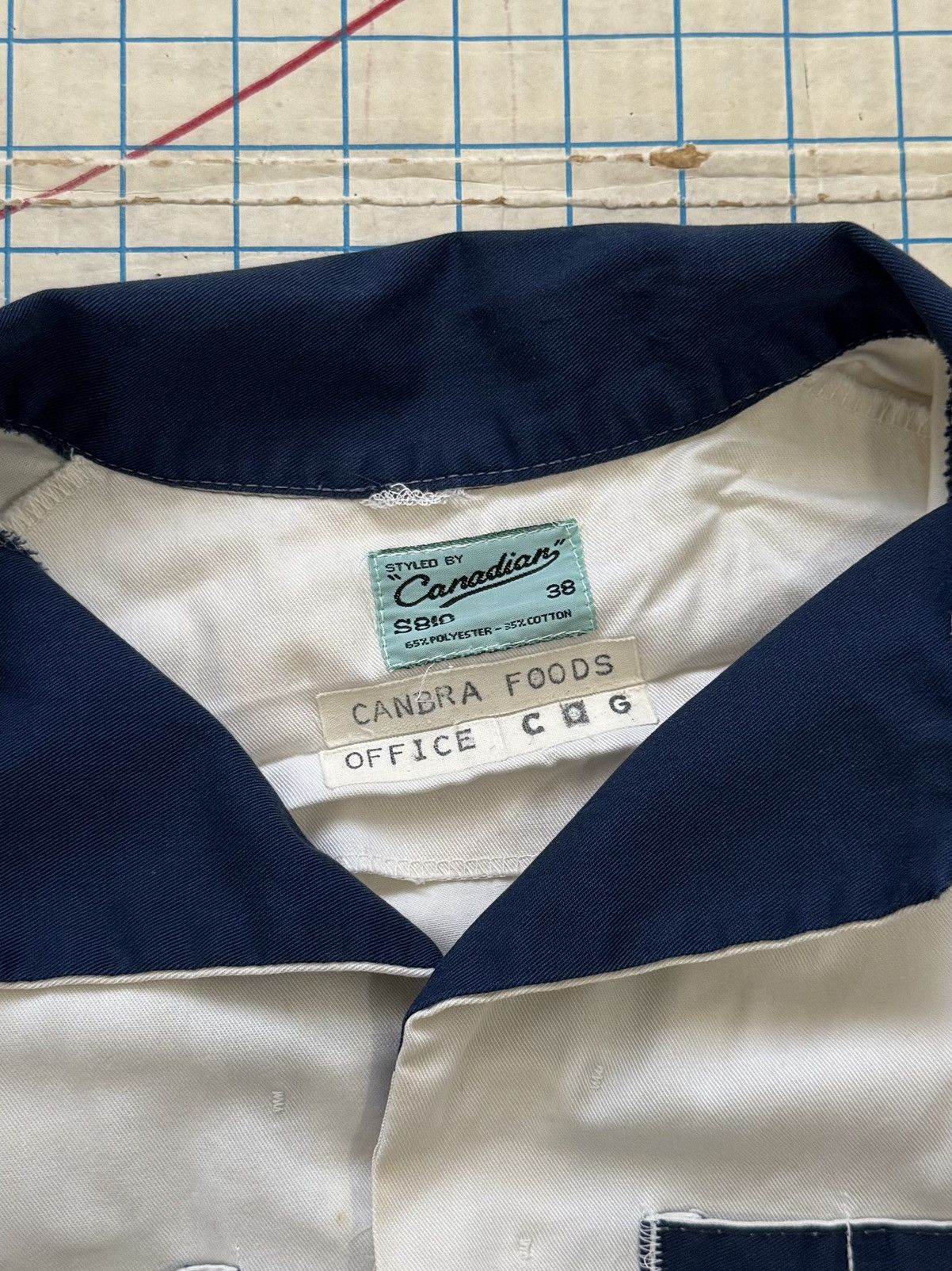 Other × Vintage Vintage Lab Coat White With Navy Trim Fits Medium Size US M / EU 48-50 / 2 - 6 Thumbnail
