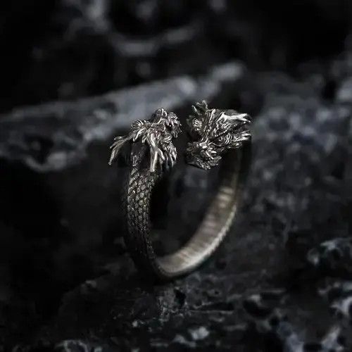 Jewelry × Vintage Double Headed Dragon Rings Size ONE SIZE - 2 Thumbnail