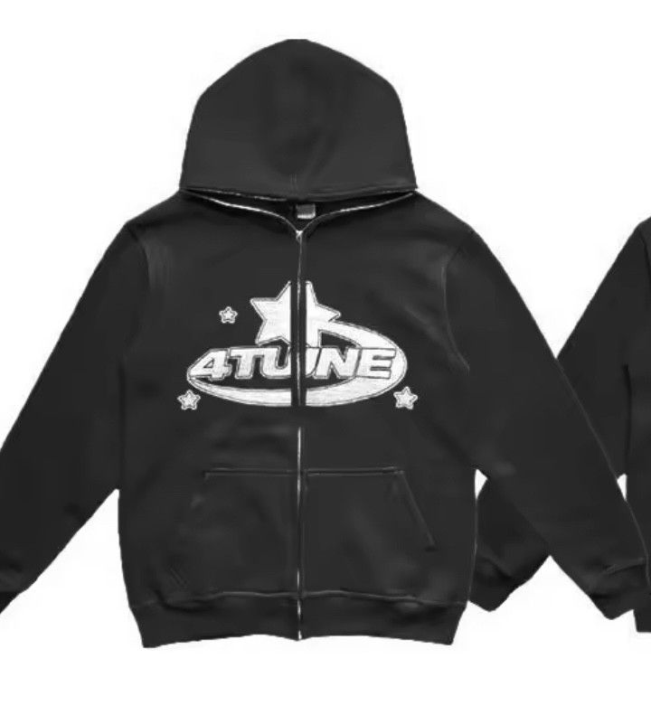 Other Retro Y2K Star Letter Hip Hop Zip Hoodies Punk Jacket Size M / US 6-8 / IT 42-44 - 1 Thumbnail