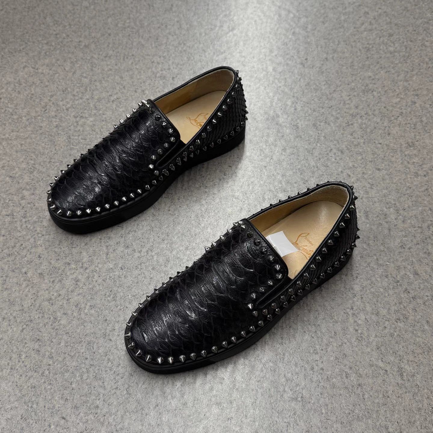 Christian Louboutin Christian Louboutin Python Leather Slip-On K15 Size US 6 / EU 39 - 5 Thumbnail