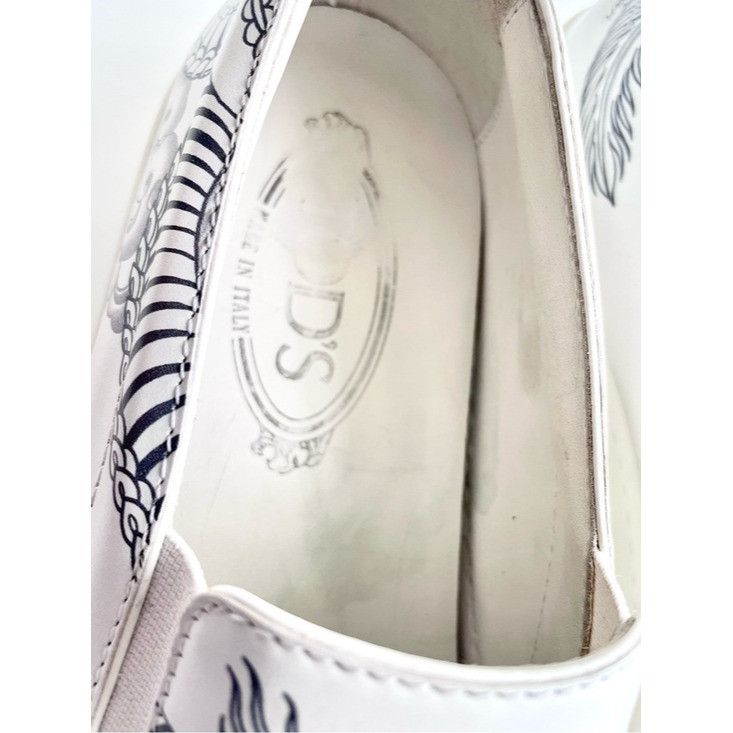 Tod's Tod’s Saira Hunjan Tattoo Dragon Slip-On Print Shoe Sneakers Size US 7 / IT 37 - 3 Thumbnail