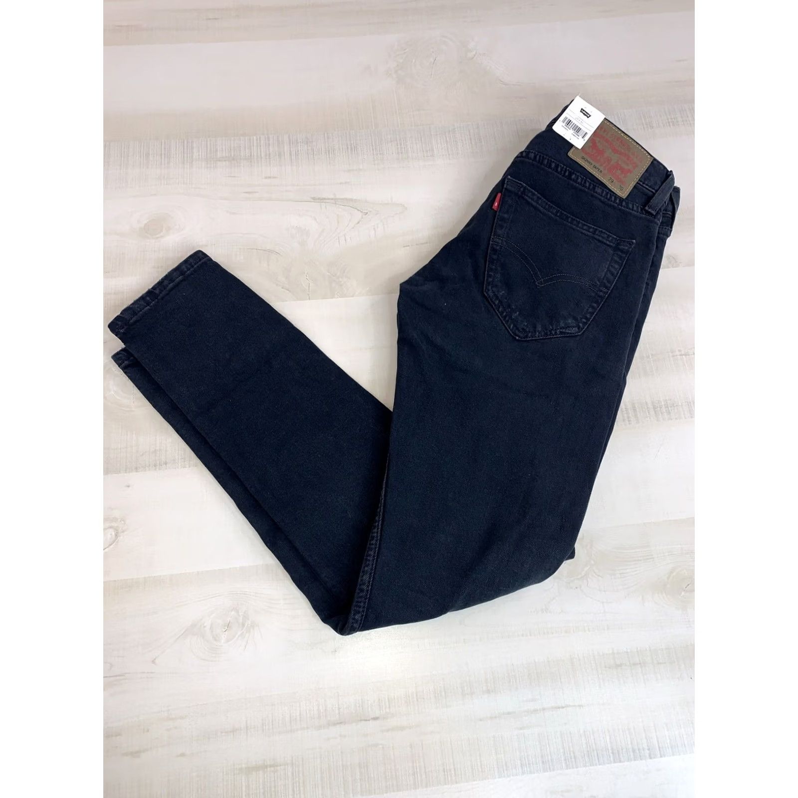 Levi's VINTAGE? Levi’s Slim Jeans – 29x30, Blue Denim, Distressed, Stretch, Regular Inseam 30, Mens, NWT-12412 Size US 29 - 3 Thumbnail