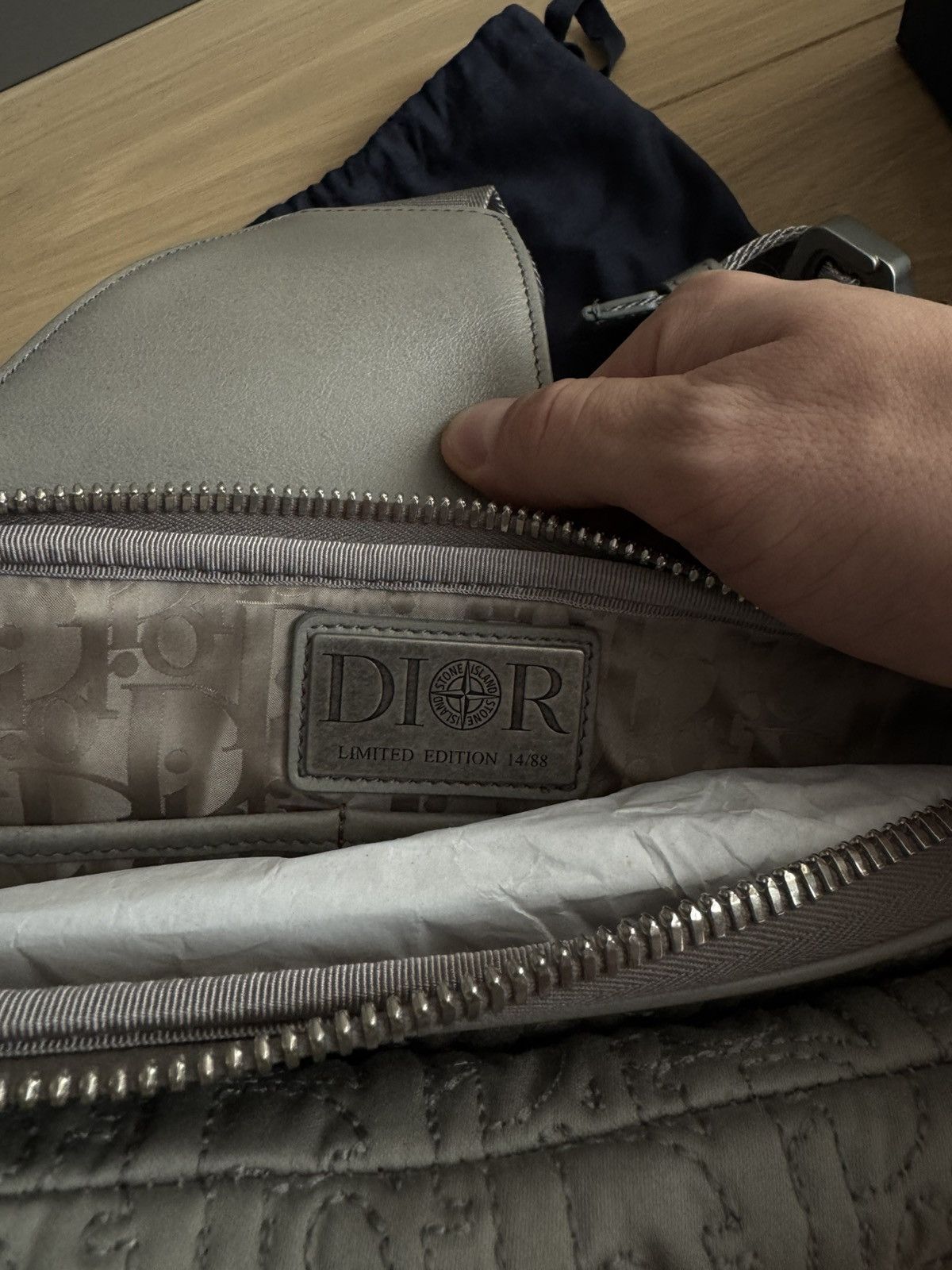 Dior × Stone Island Dior x stone island saddle bag Size ONE SIZE - 4 Thumbnail