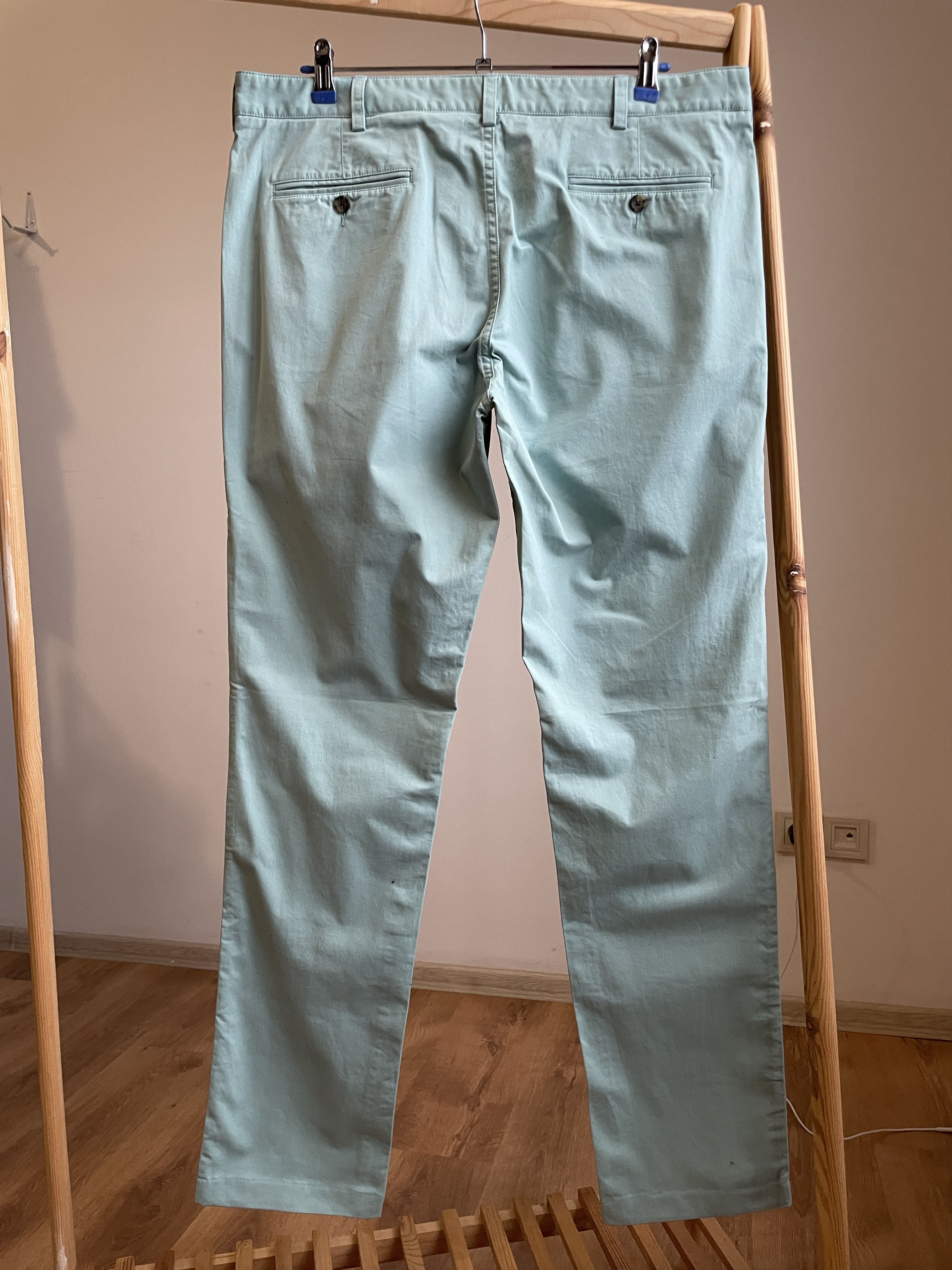 SPOKE BNWT Spoke Buld B Turquoise Chino Trousers Size 37x34 Size US 37 - 2 Thumbnail
