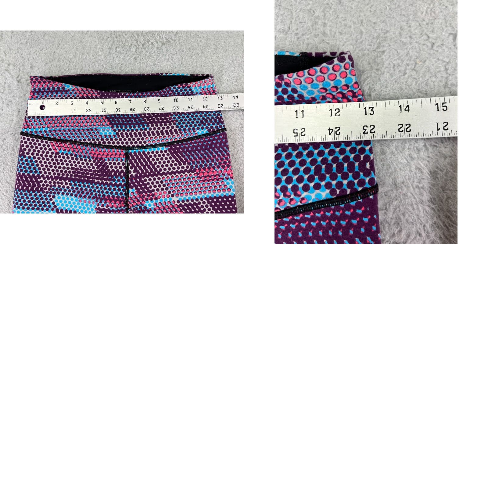 Victoria's Secret Victoria's Secret Leggings Womens S Purple VSX Nylon Blend Stretch Size 28" / US 6 / IT 42 - 9 Thumbnail