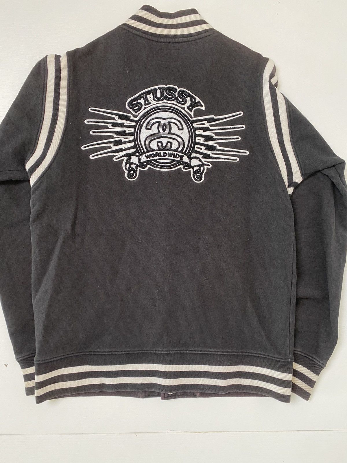 Stussy Stüssy sweatshirt, size M, black, with patch, used, Size US M / EU 48-50 / 2 - 13 Thumbnail