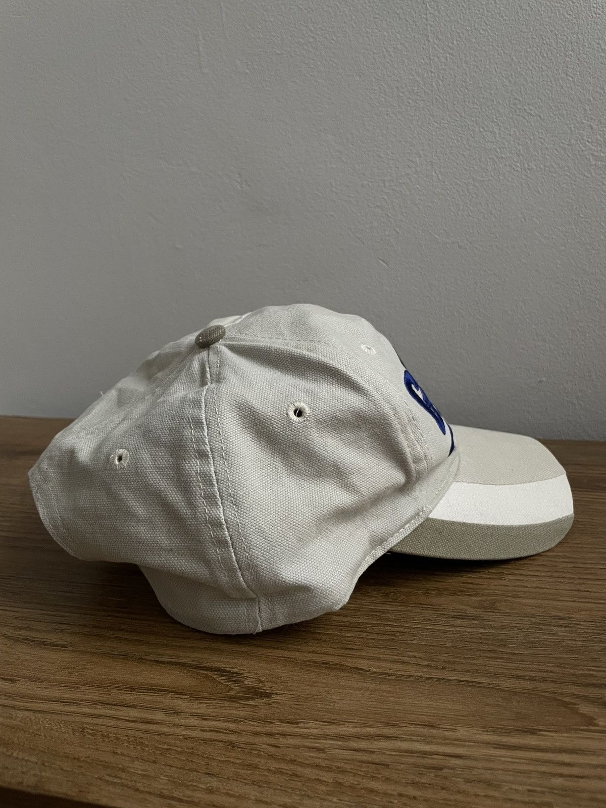 NFL × Vintage Vintage 90s New York Giants NFL Gray Hat Cap One Size Size ONE SIZE - 5 Thumbnail