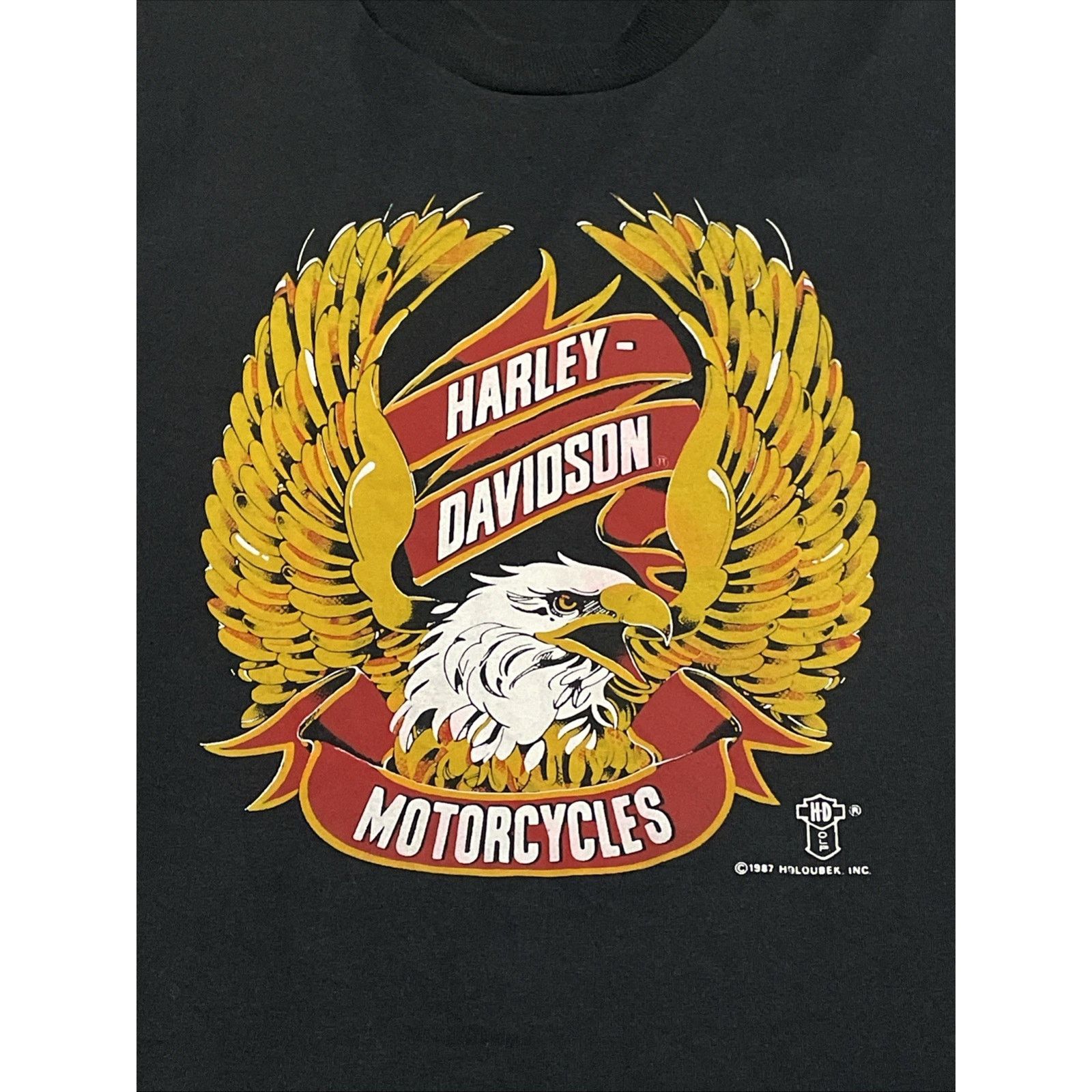Harley Davidson Vintage 80s Harley Davidson T-Shirt Bike Week Sz XXL Eagle Size US XXL / EU 58 / 5 - 2 Thumbnail