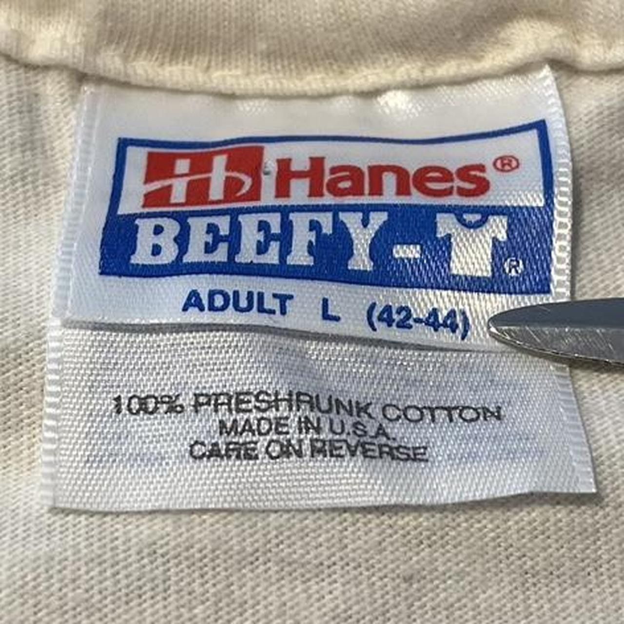 Hanes × Vintage Vintage 90s Hanes Las Vegas Nevada Travel Tse Tshirt Size US L / EU 52-54 / 3 - 4 Thumbnail