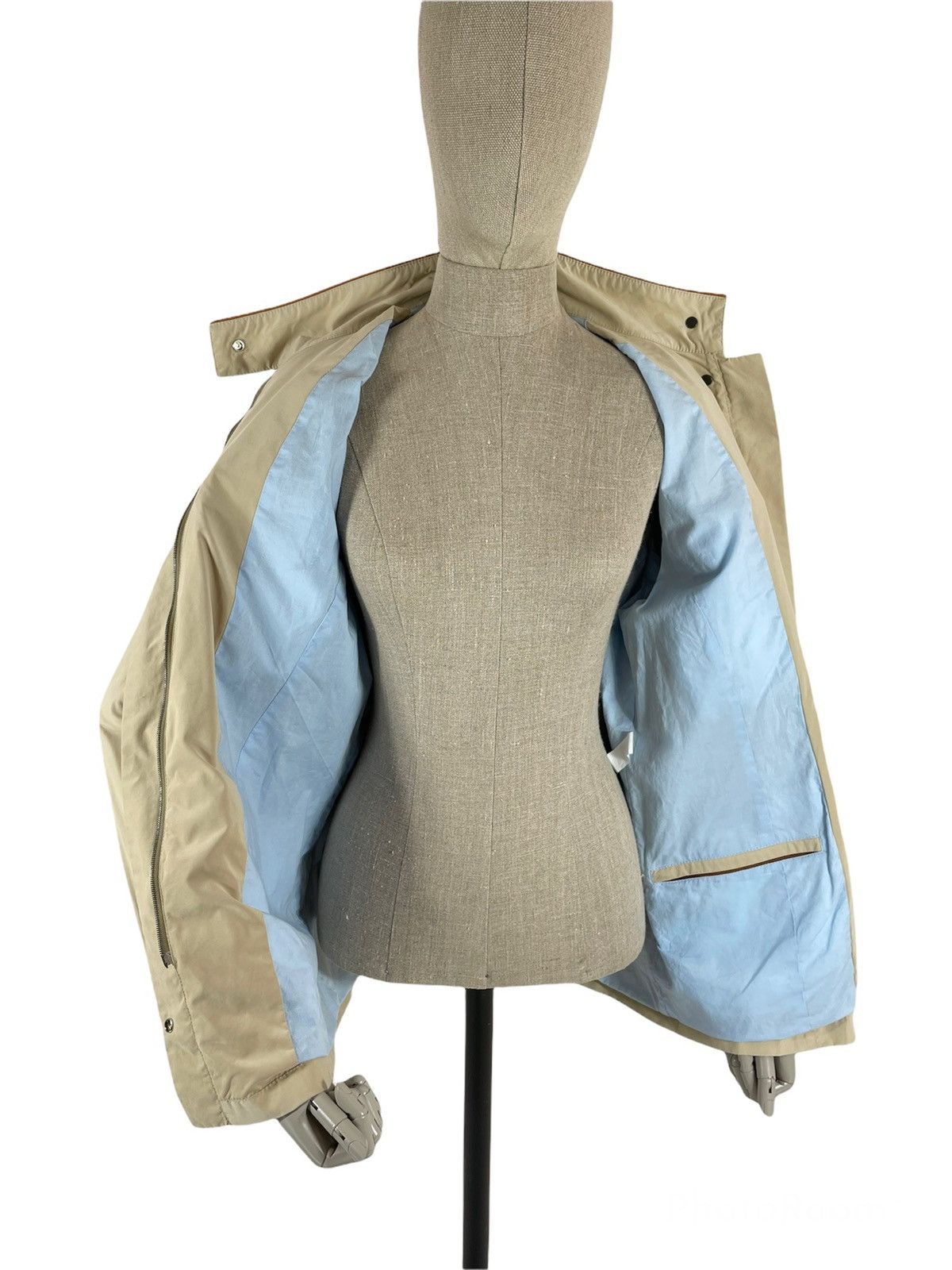 Paul & Shark Vintage P&S Logo Yachting Italy Nylon Long Sleeve Coat Jacket Parka Trench Size M / US 6-8 / IT 42-44 - 8 Thumbnail