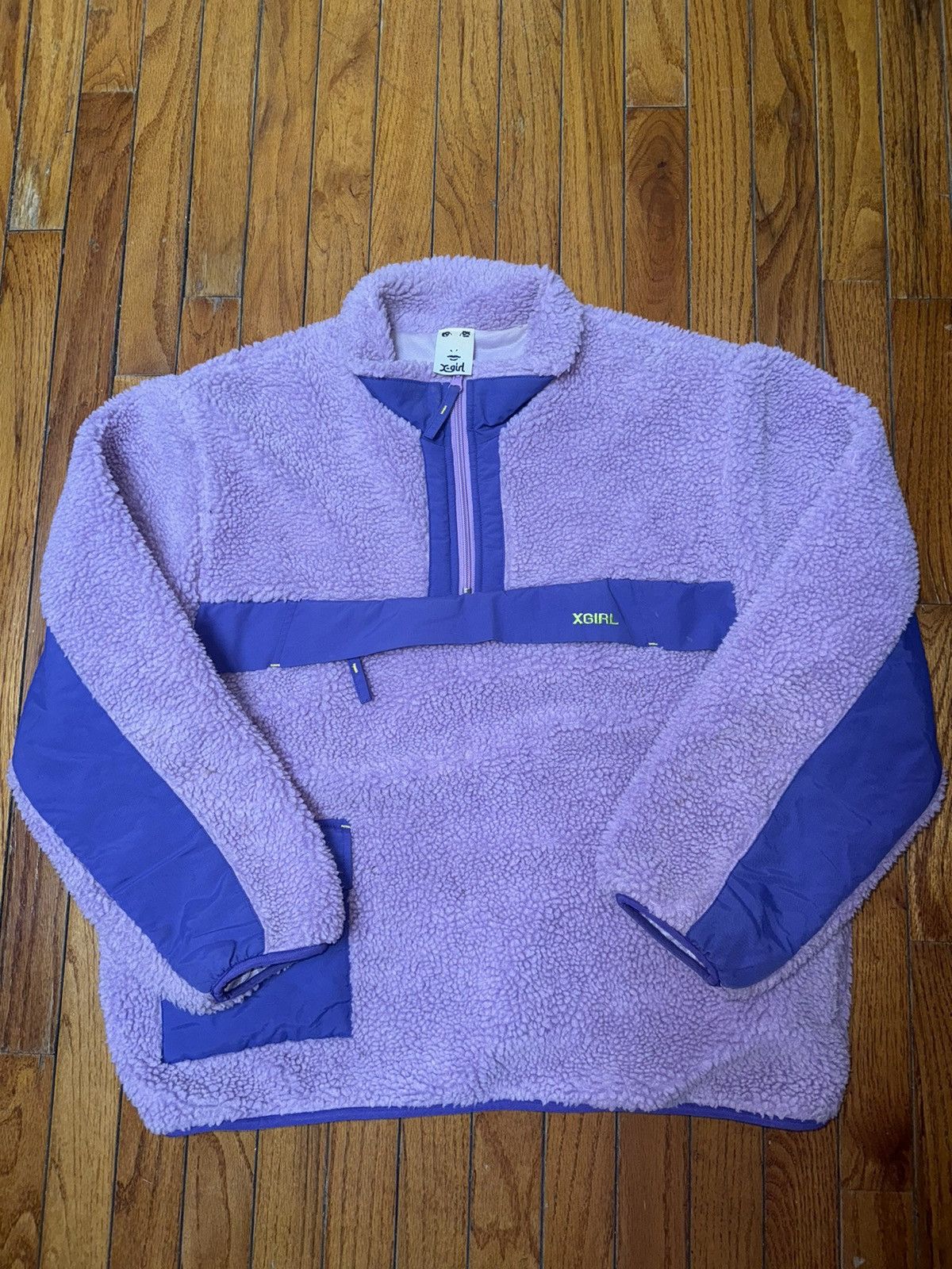 X-Girl AMAZING RARE VINTAGE X-GIRL SAMPLE PURPLE WOOL ANORAK Size S / US 4 / IT 40 - 1 Thumbnail