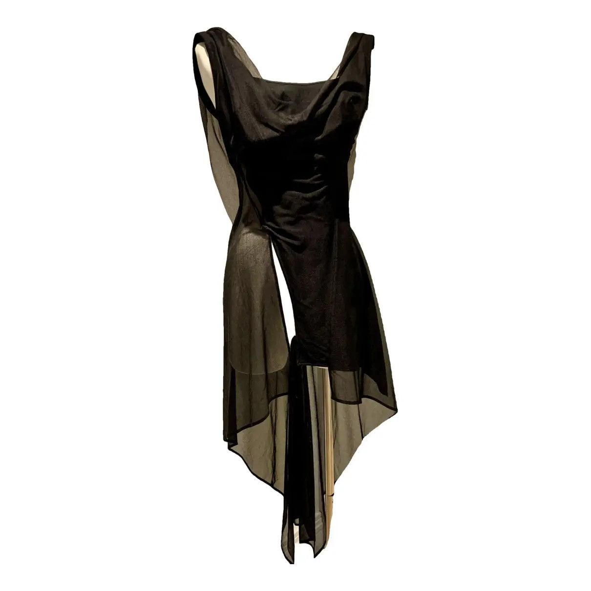 Yohji Yamamoto Signature Silk Corset Dress