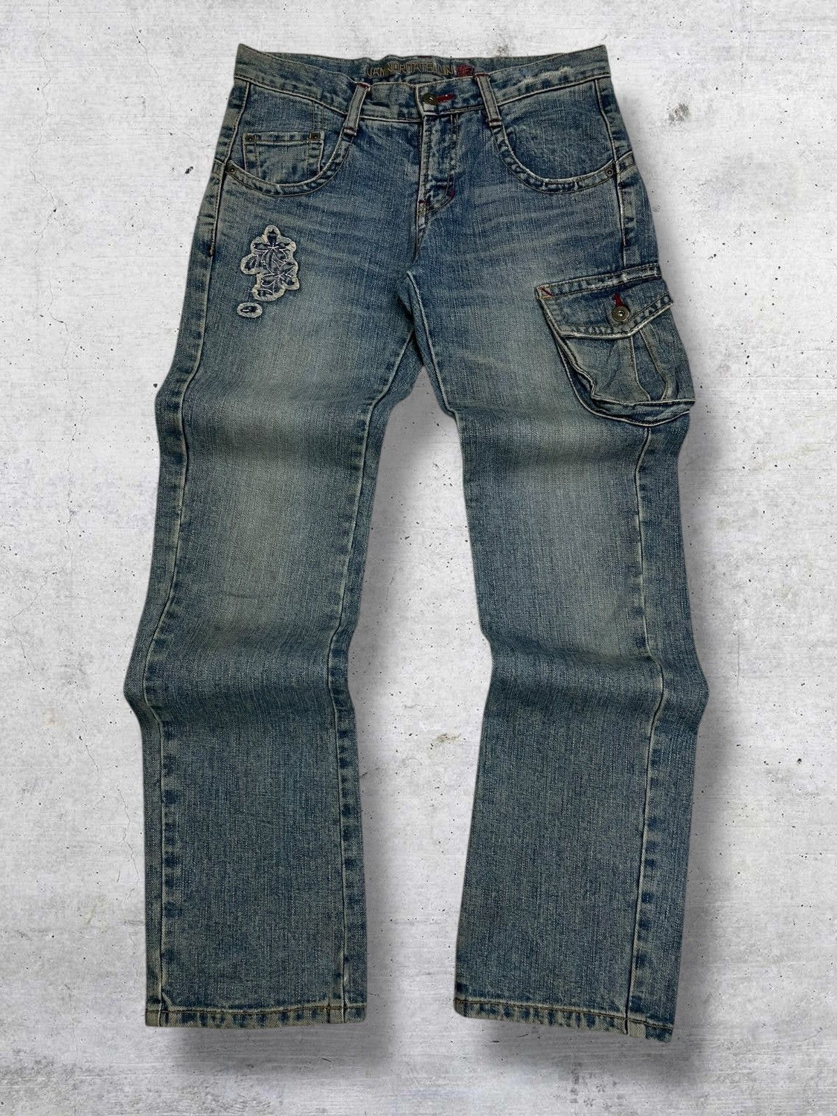 Japanese Brand VINTAGE NAMINORITATSUN OG JAPAN DESIGNER GOA POCKET DENIM Size US 30 / EU 46 - 1 Thumbnail