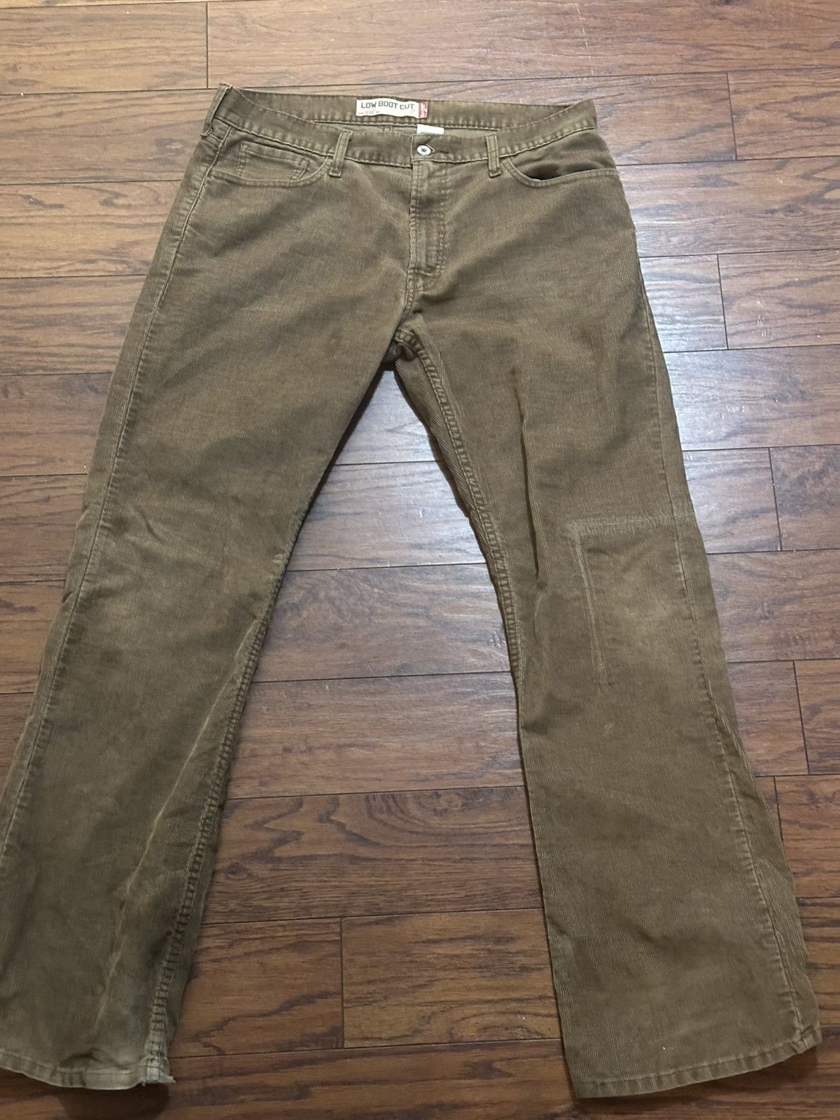 Levi's Levi Brown corduroy Bootcut Denim Size US 34 / EU 50 - 1 Thumbnail