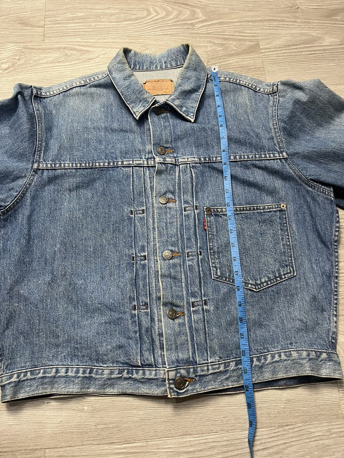 Levi's 1990s Levis Type 1 70702 Trucker Denim Jacket Size US M / EU 48-50 / 2 - 9 Thumbnail