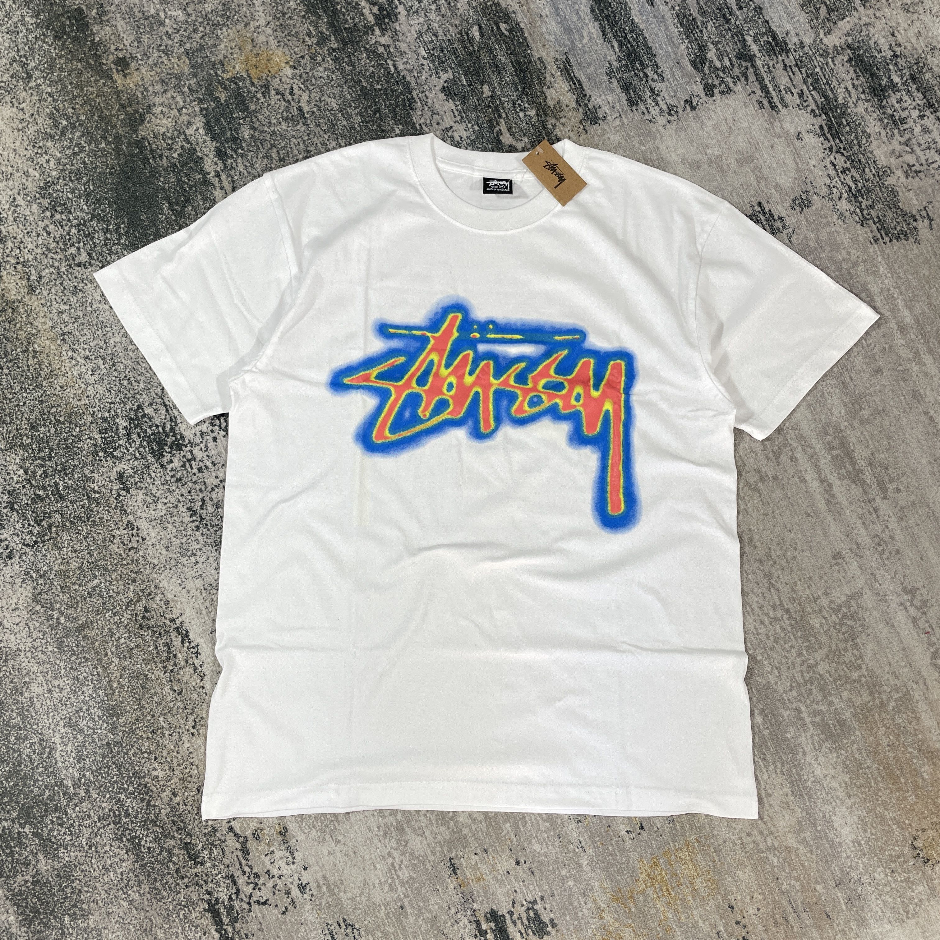 Stussy Stussy Stock Thermal Tee White Size US XL / EU 56 / 4 - 3 Thumbnail