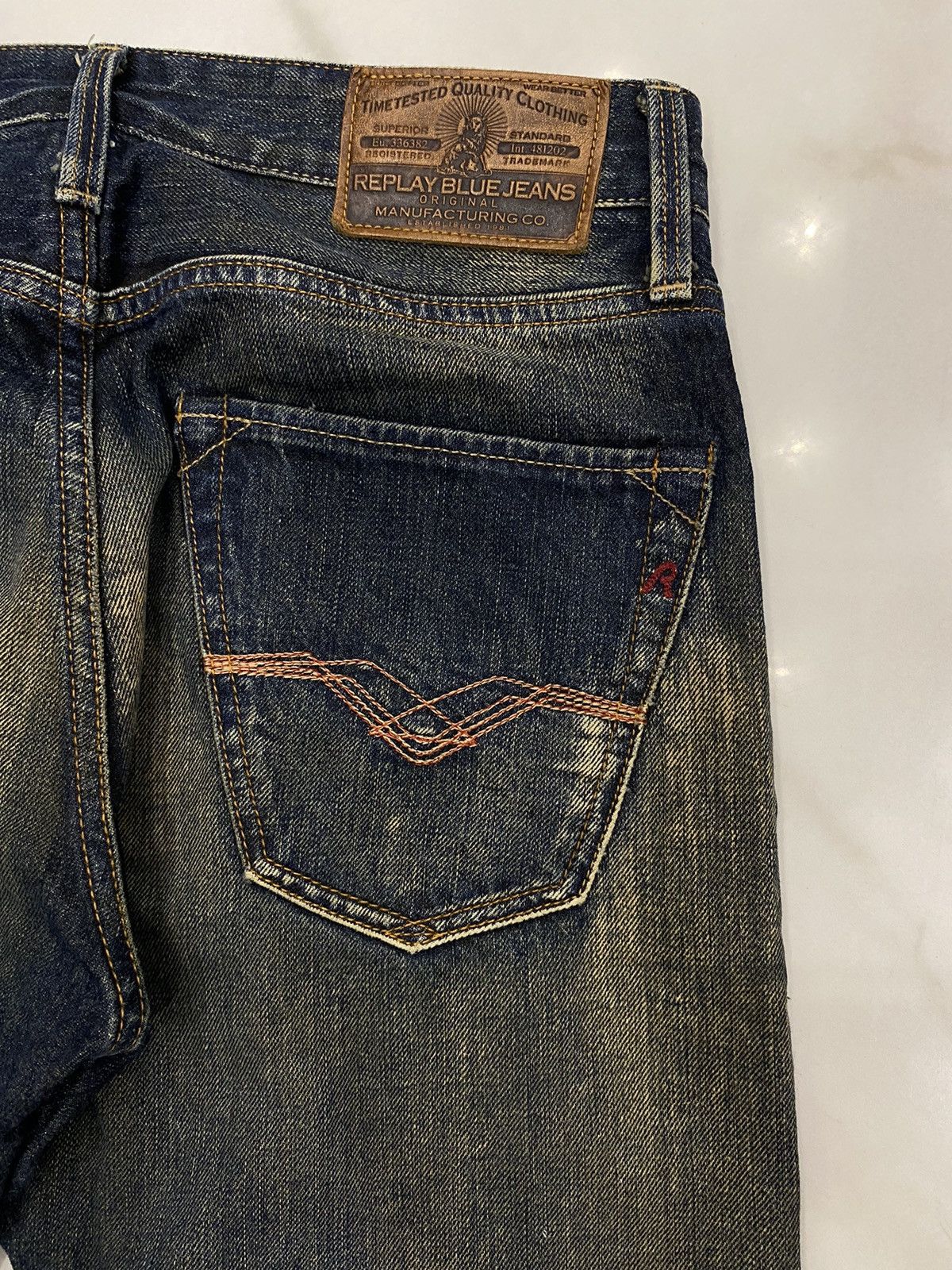 Replay Vintage replay mud wash denim pants Size US 30 / EU 46 - 7 Thumbnail