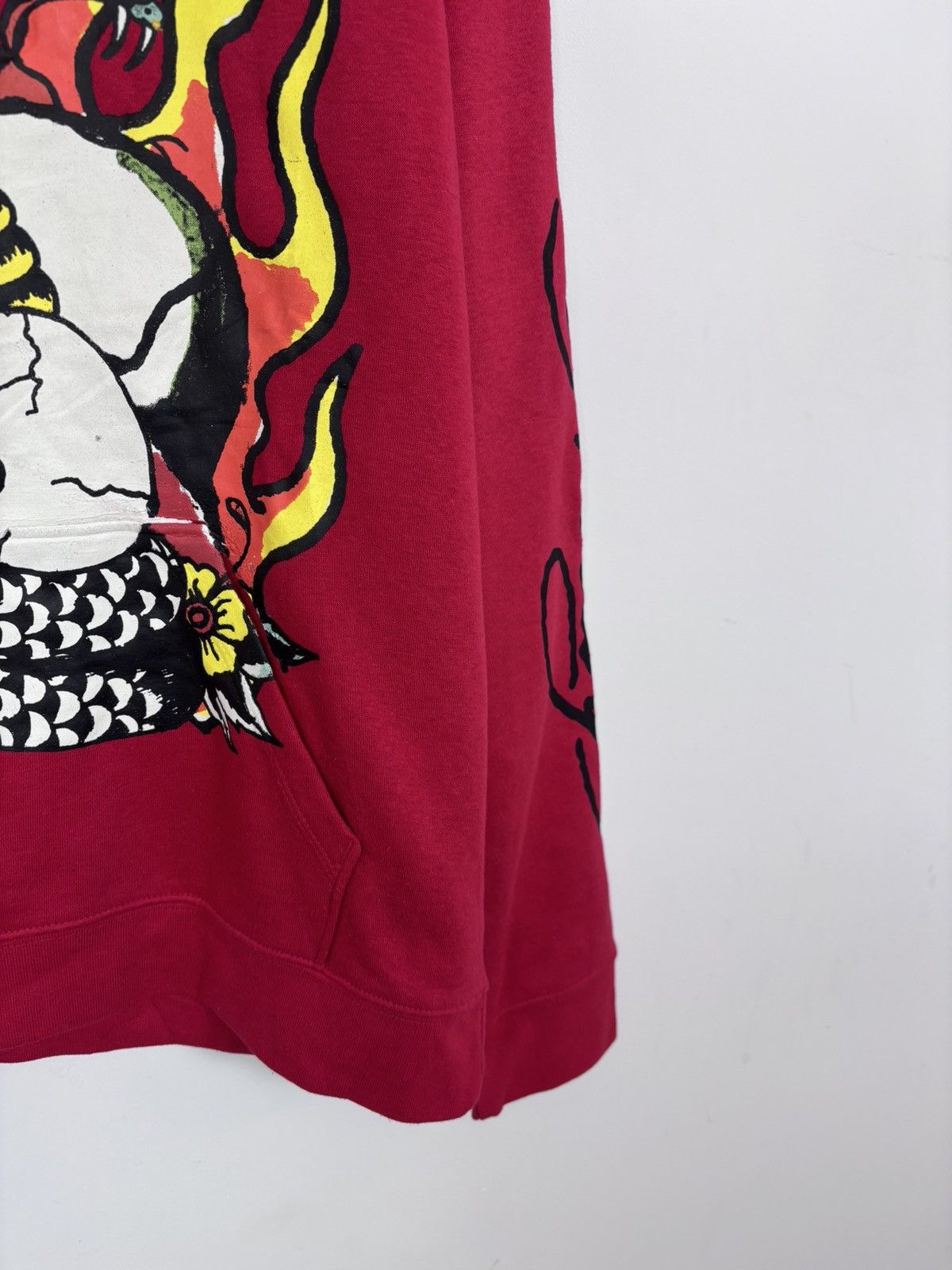 Ed Hardy Ed Hardy NWT Men’s Red Big Snake Skull Tattoo Logo Hoodie Size US M / EU 48-50 / 2 - 9 Thumbnail